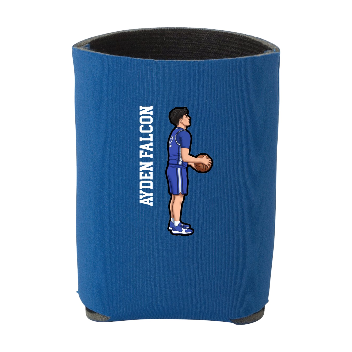 Can Holder — Name Vertical in Royal