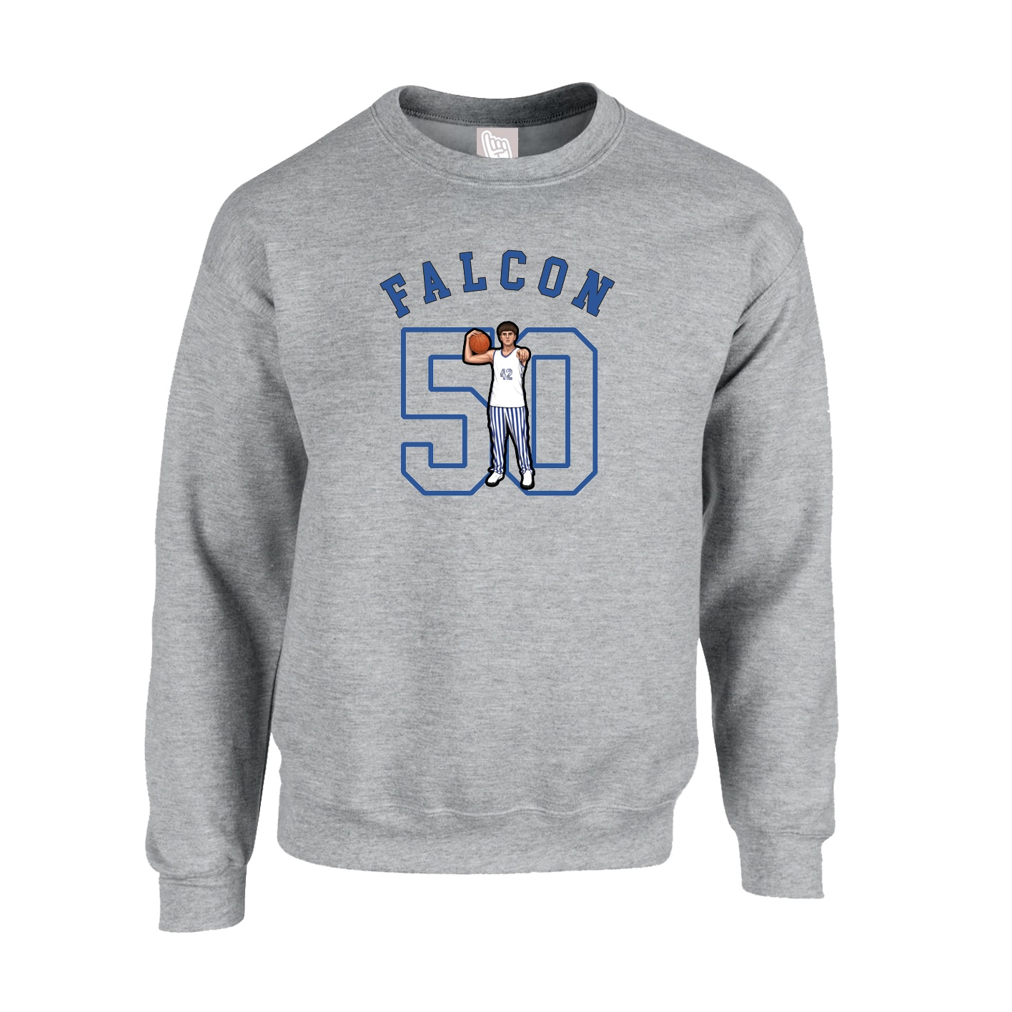 Fleece Crew — Shirsey Arch in Grey