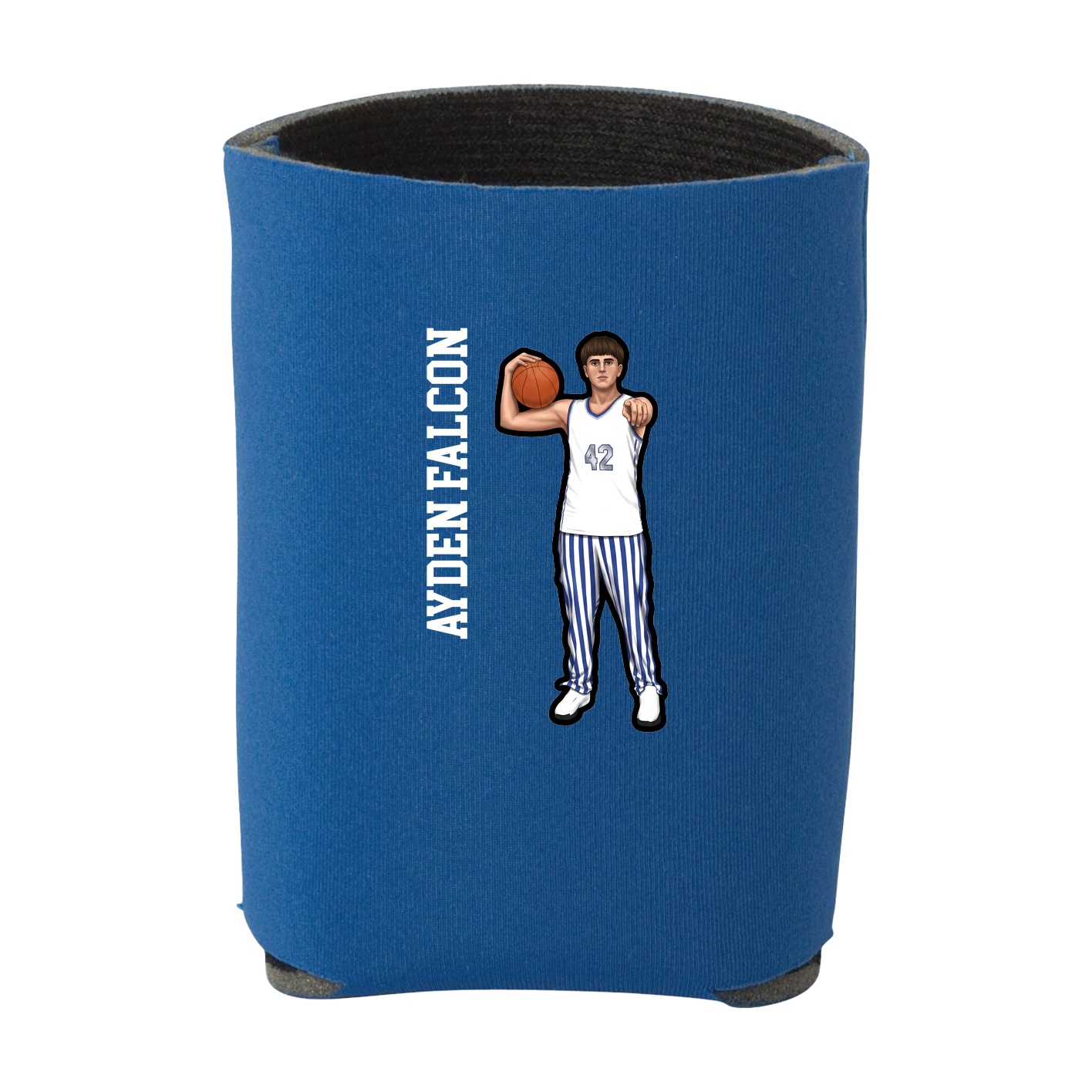Can Holder — Name Vertical in Royal