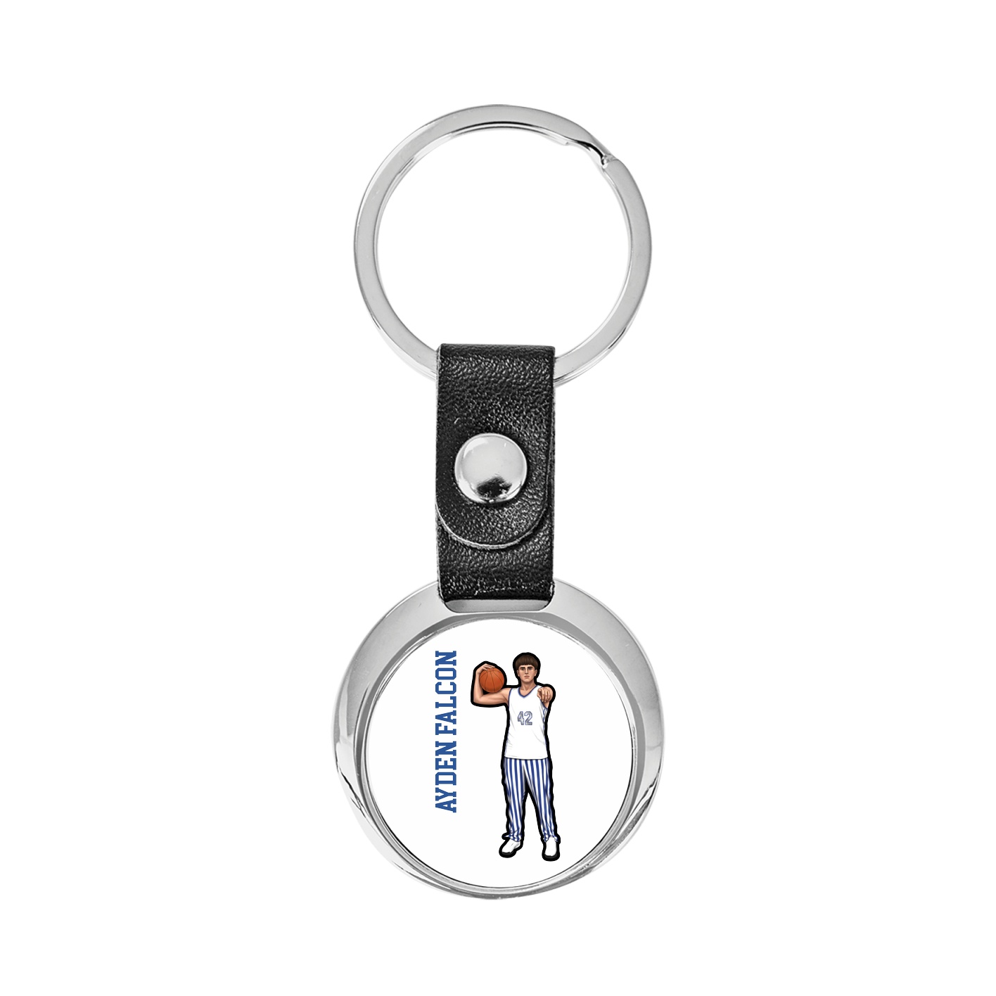 Key Chain — Name Vertical in Classic