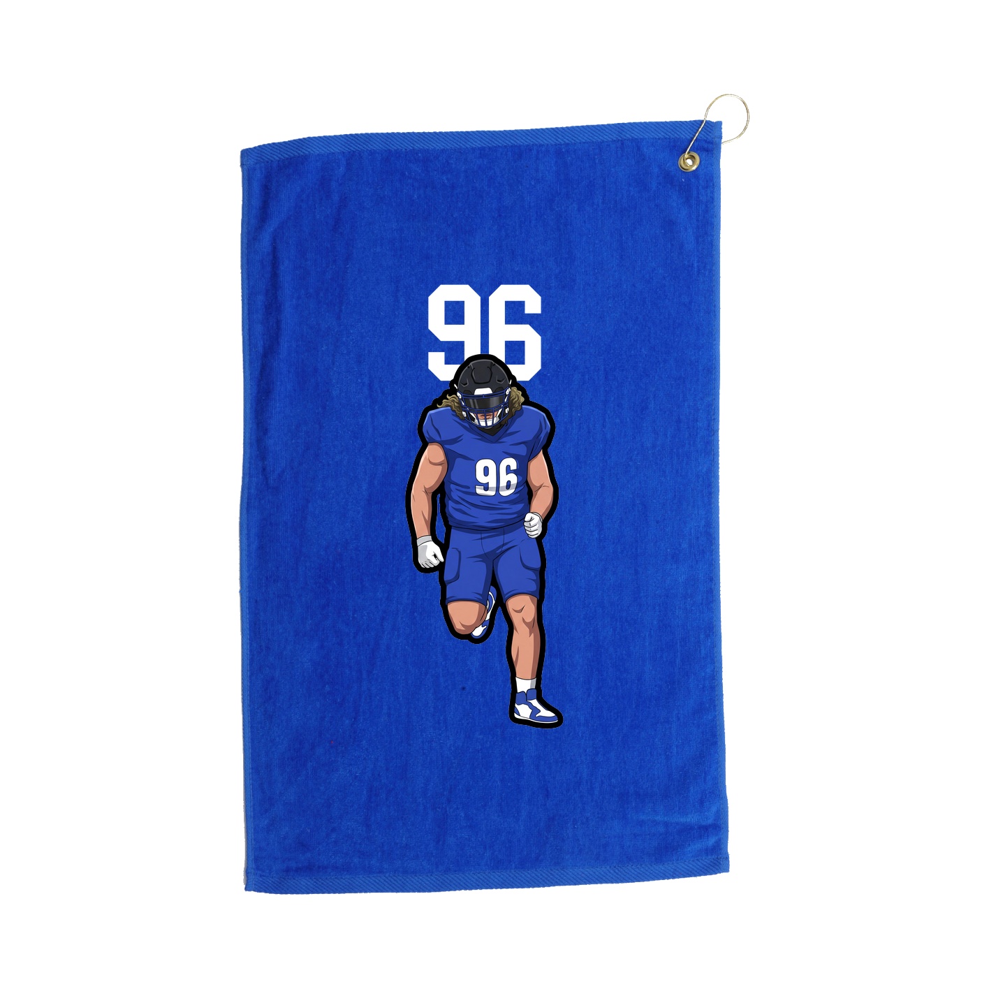 Golf Towel — Number Top in Royal