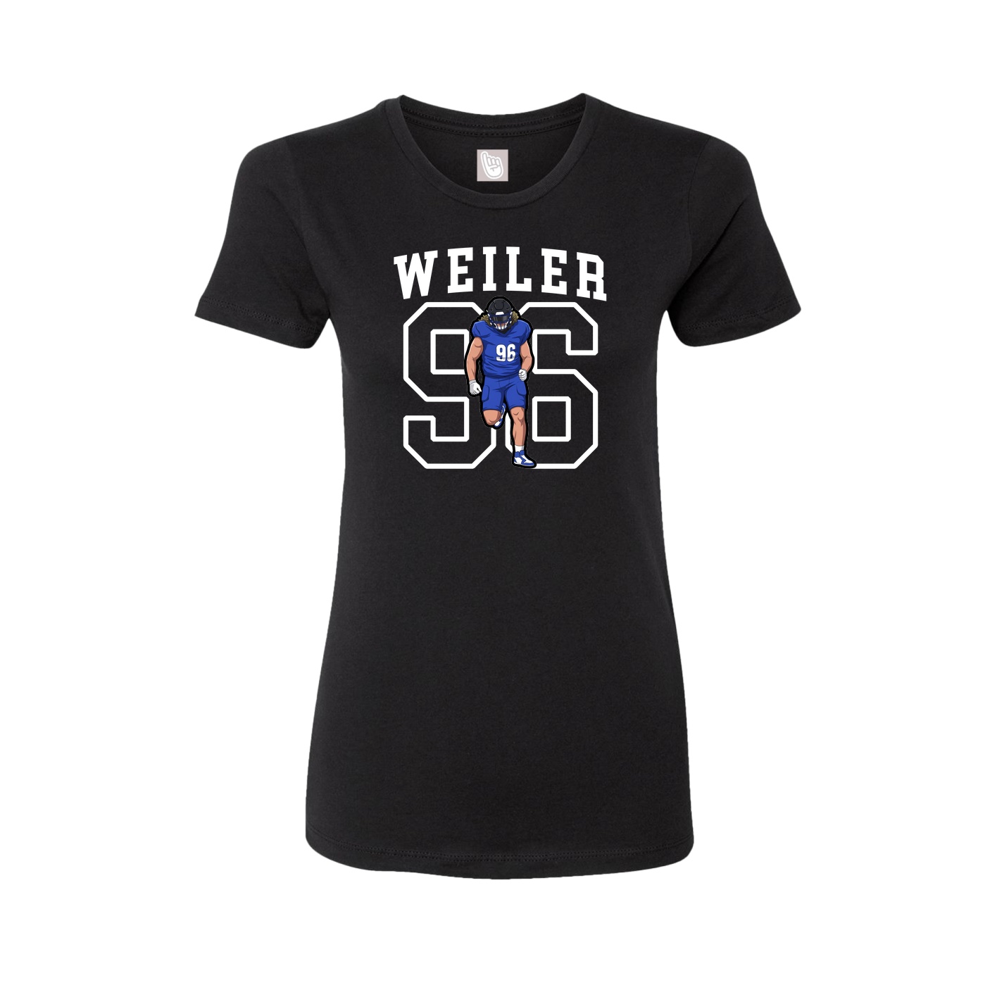 Fitted Women's Tee — Shirsey in Black
