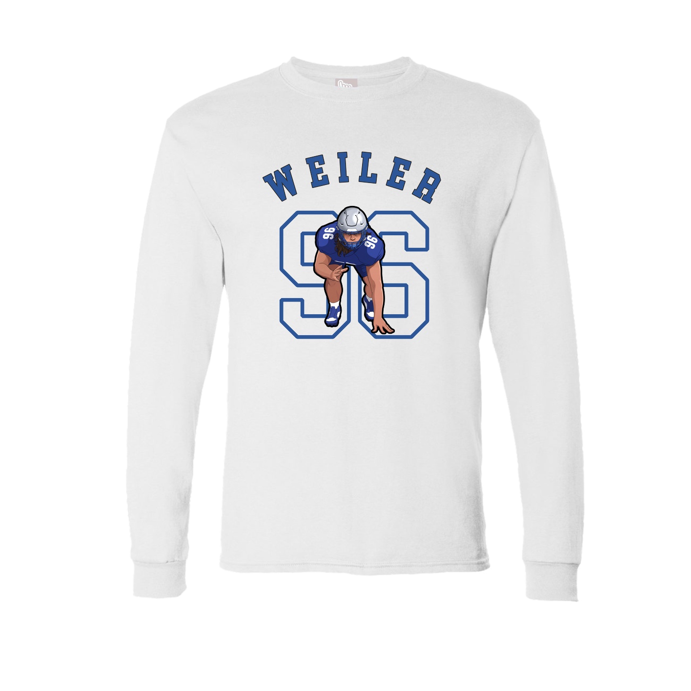 Long Sleeve Tee — Shirsey Arch in White