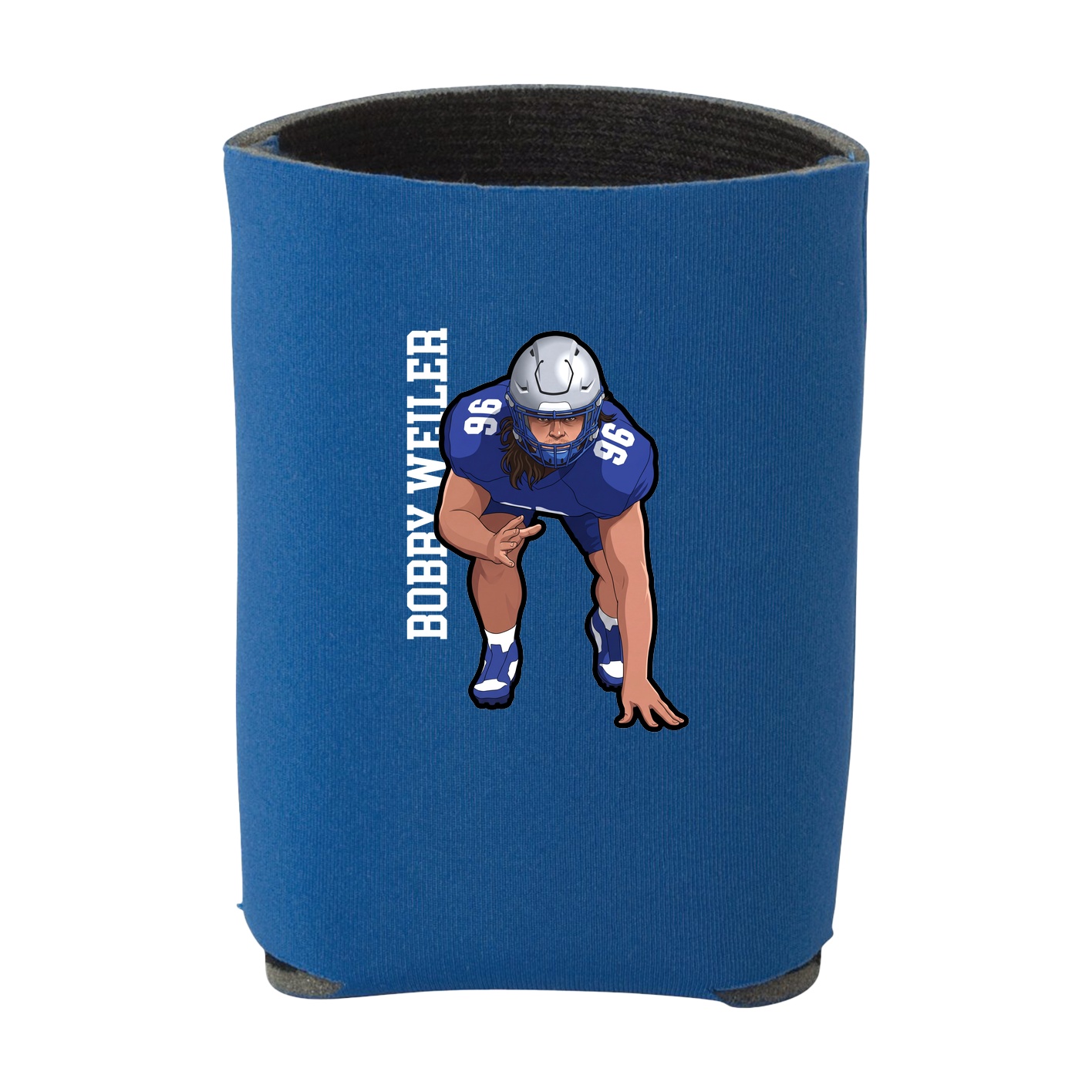Can Holder — Name Vertical in Royal