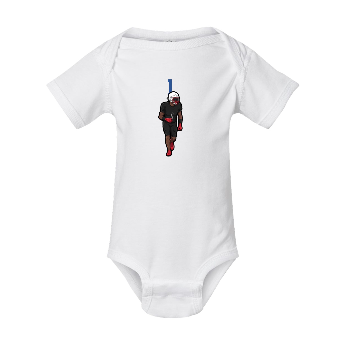 Baby Onesie — Number Top in White