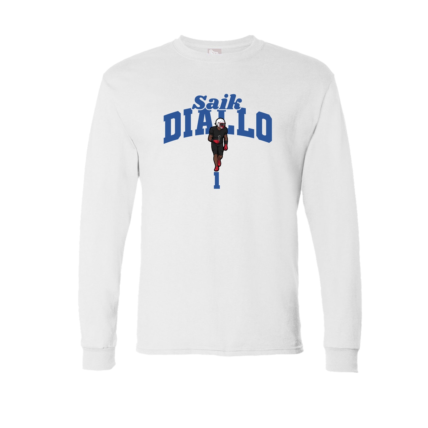 Long Sleeve Tee — Signature Arch in White