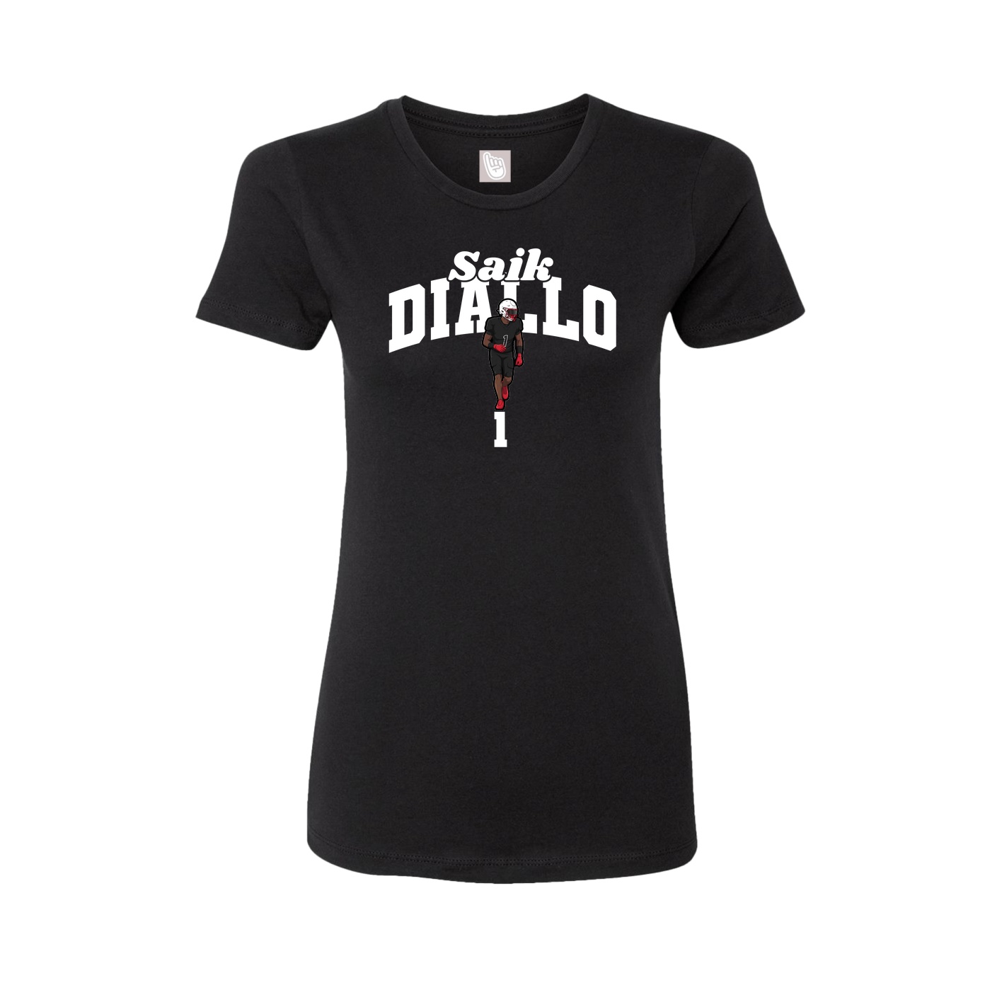 Womens Tee — Signature Arch in Black