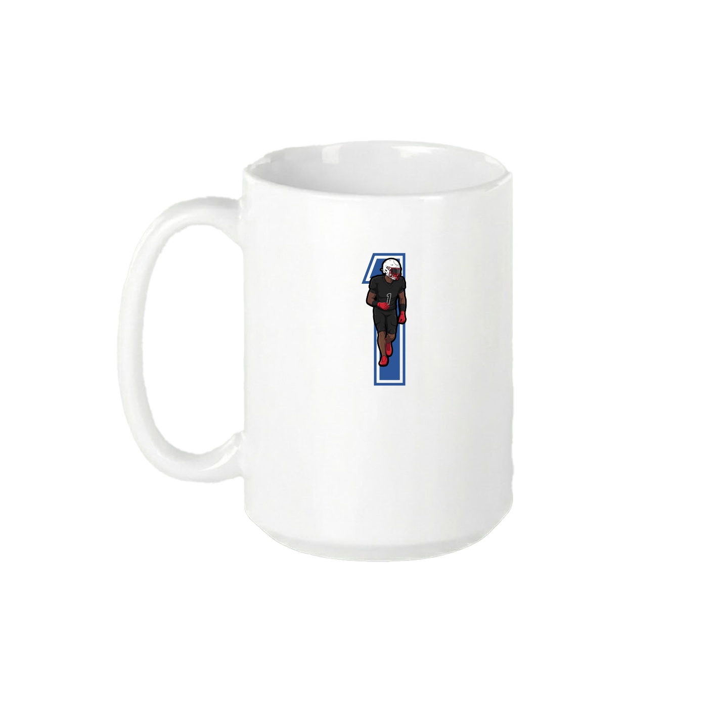 15oz Coffee Mug — Number in White