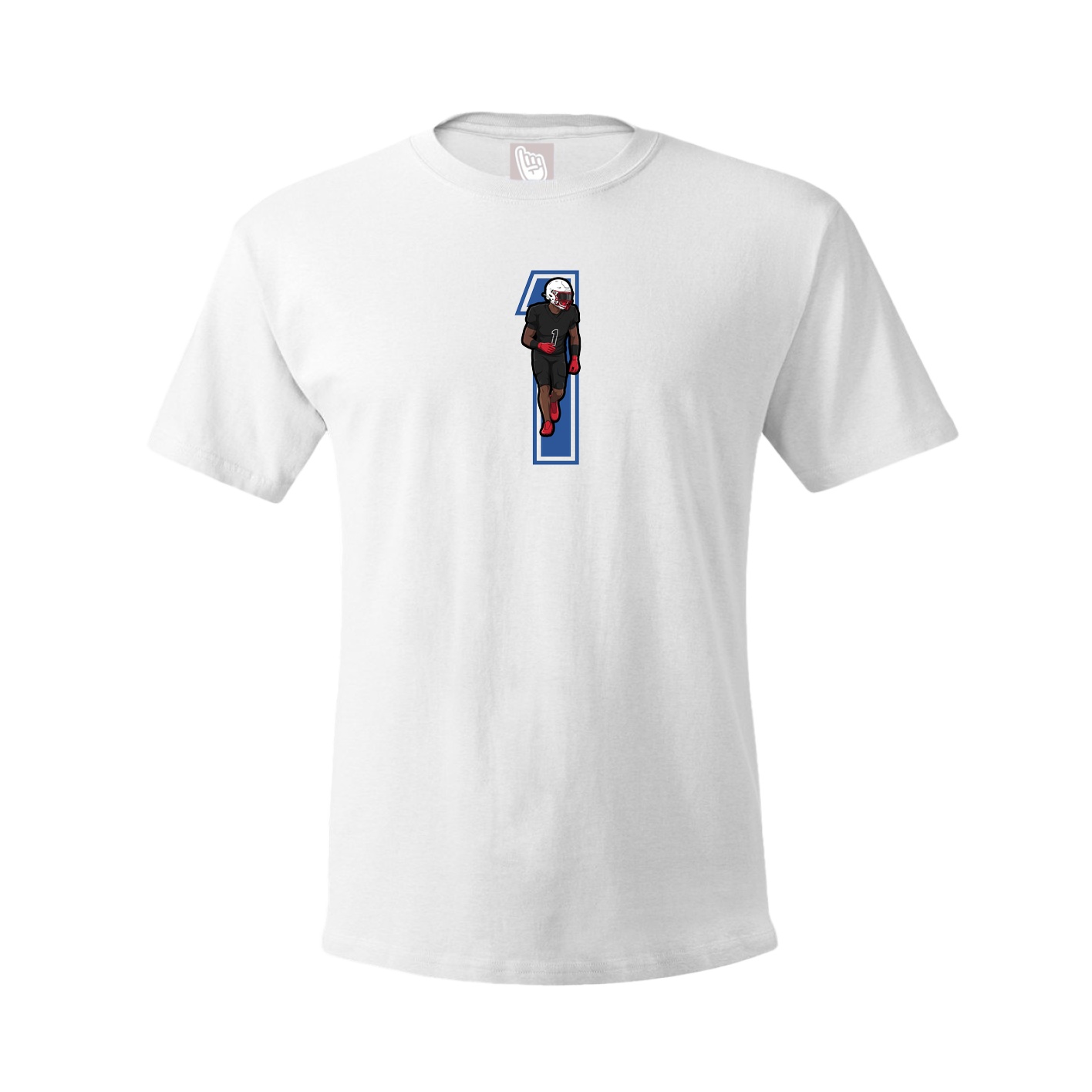 Youth Tee — Number in White