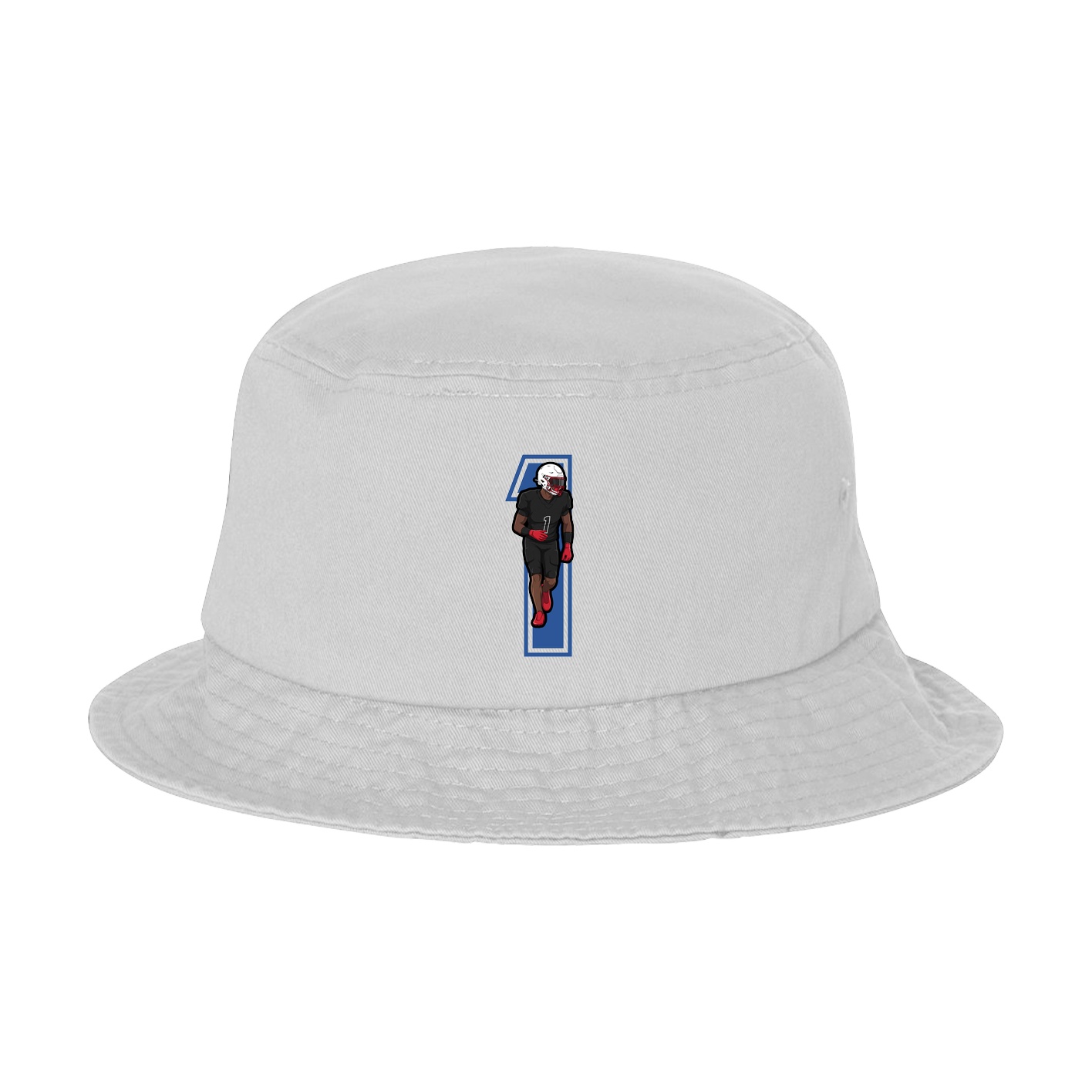 Bucket Cap — Number in White