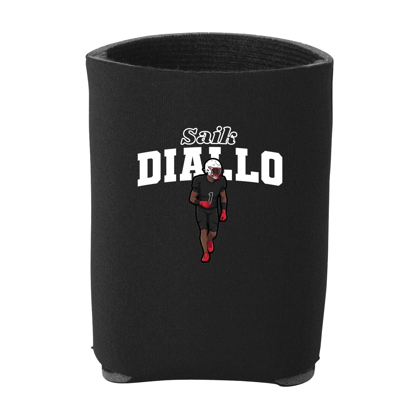 Can Holder — Name Arch in Black