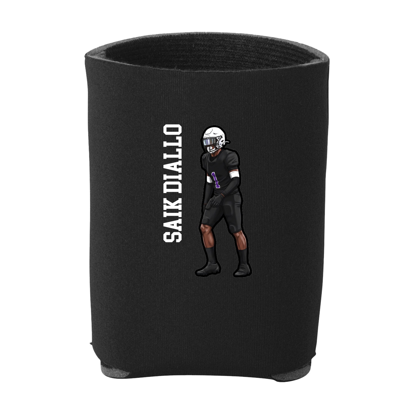 Can Holder — Name Vertical in Black