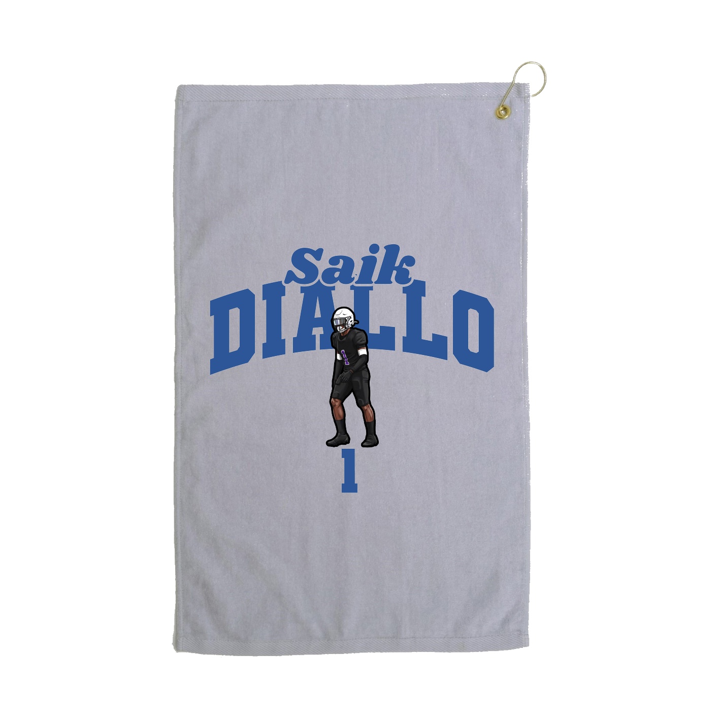 Golf Towel — Signature Arch in Grey