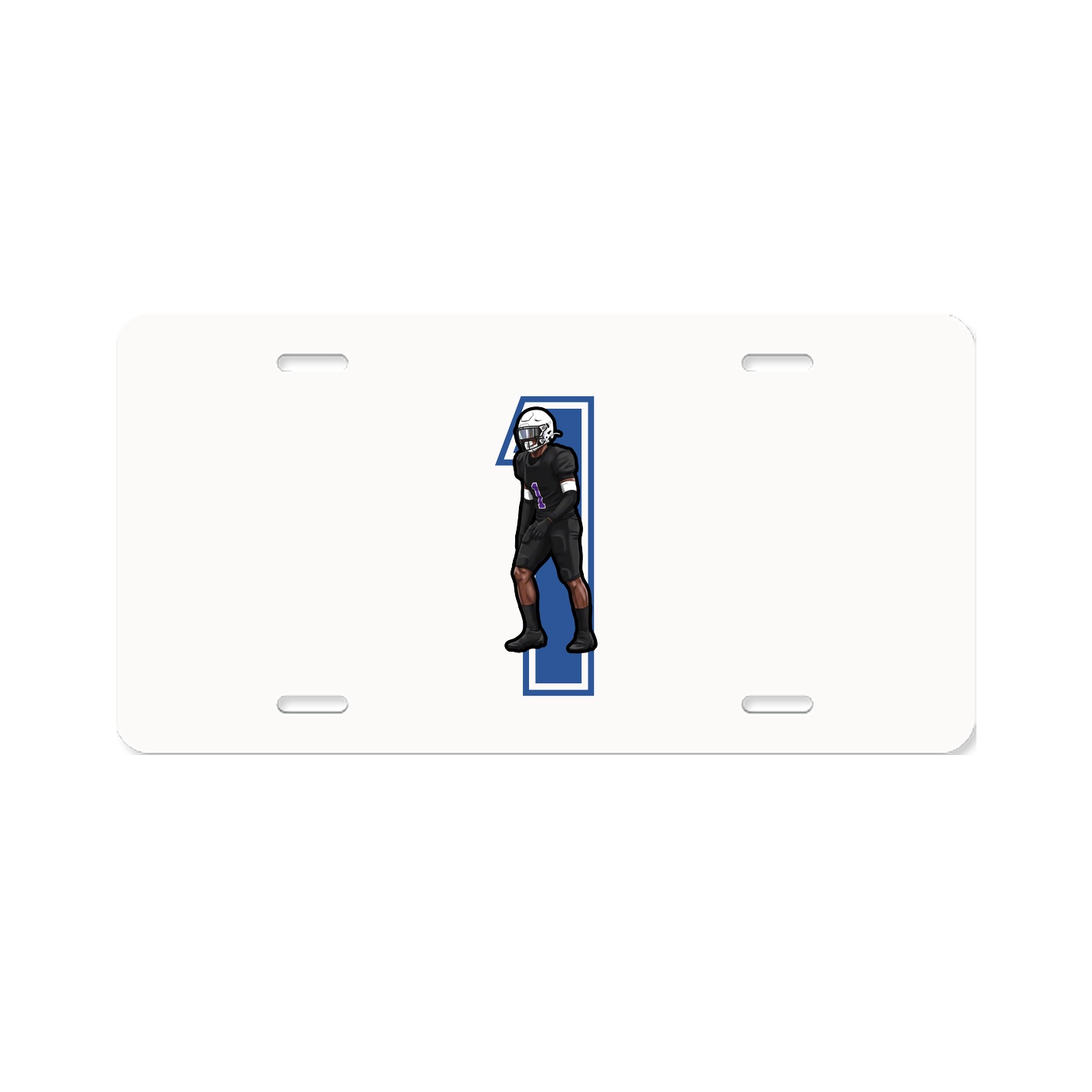 License Plate — Number in Classic