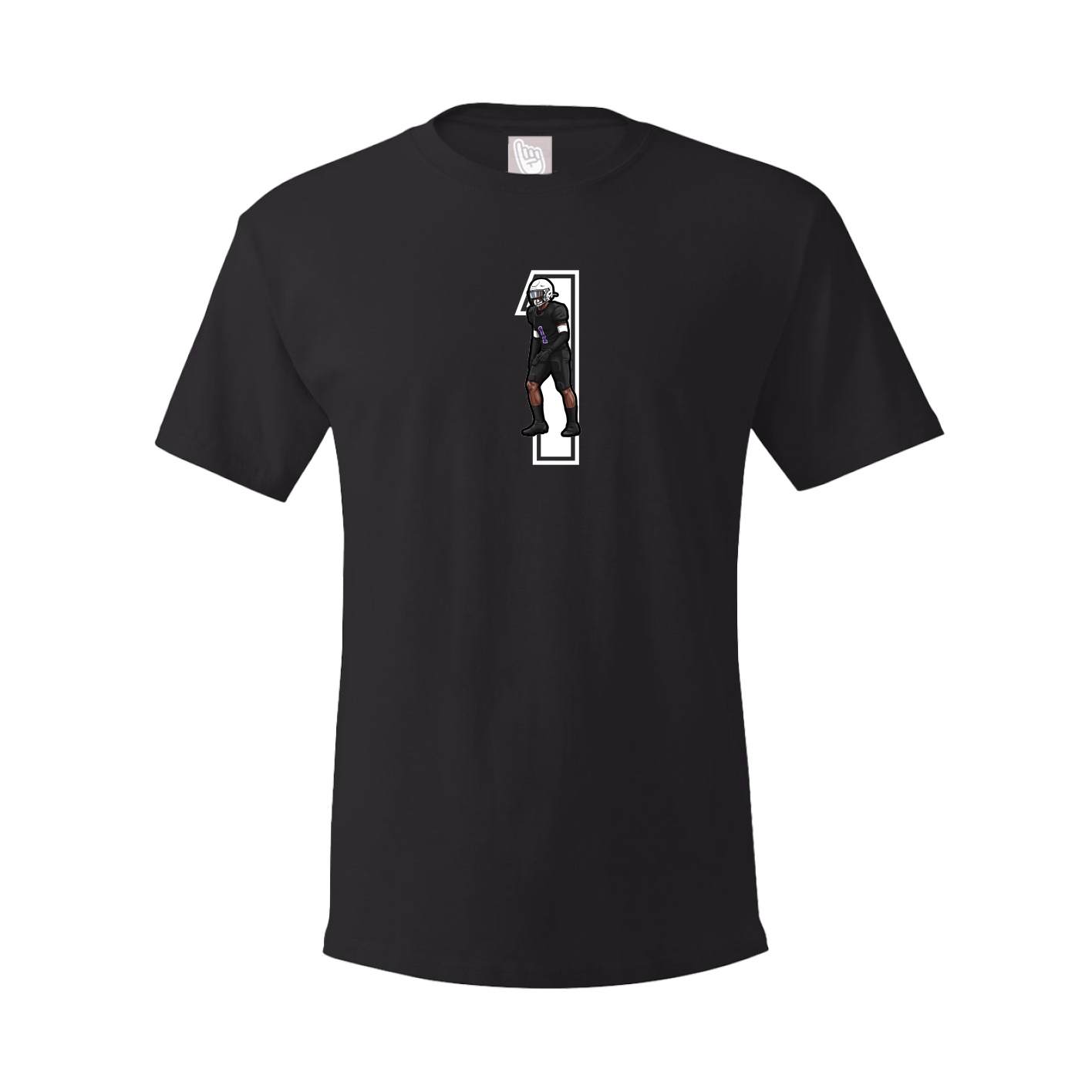 Youth Tee — Number in Black