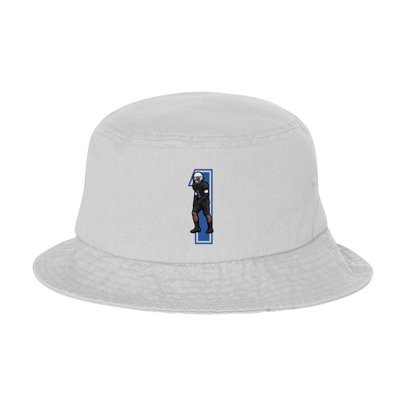 Bucket Cap — Number in White