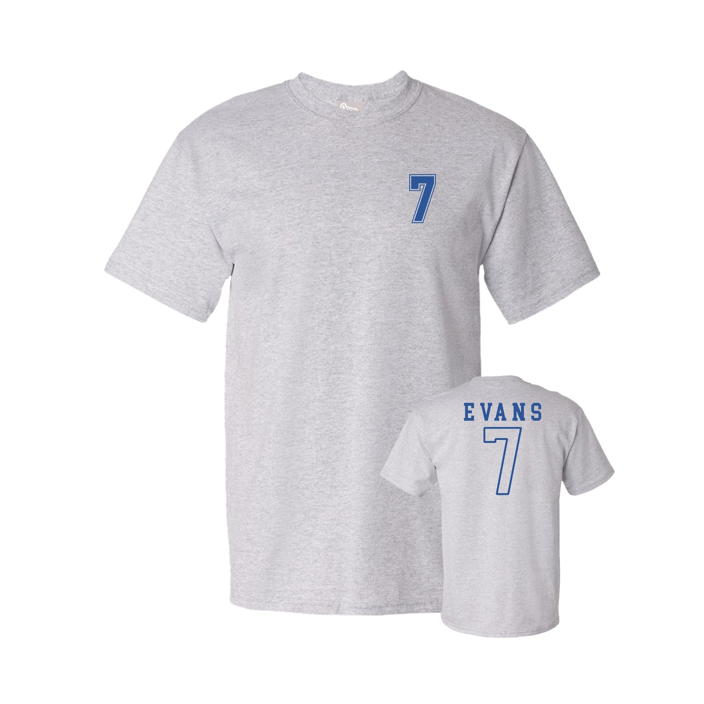 Youth Tee — Chest Back in Grey