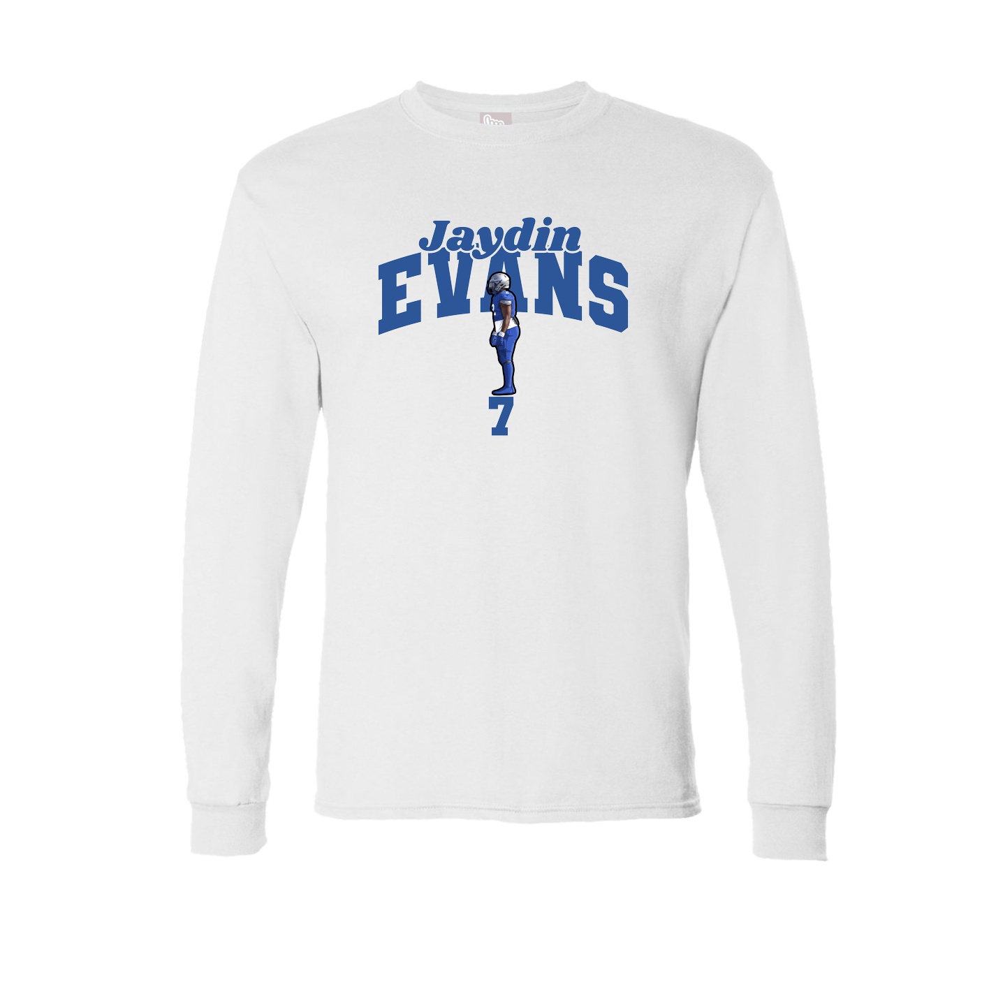 Long Sleeve Tee — Signature Arch in White