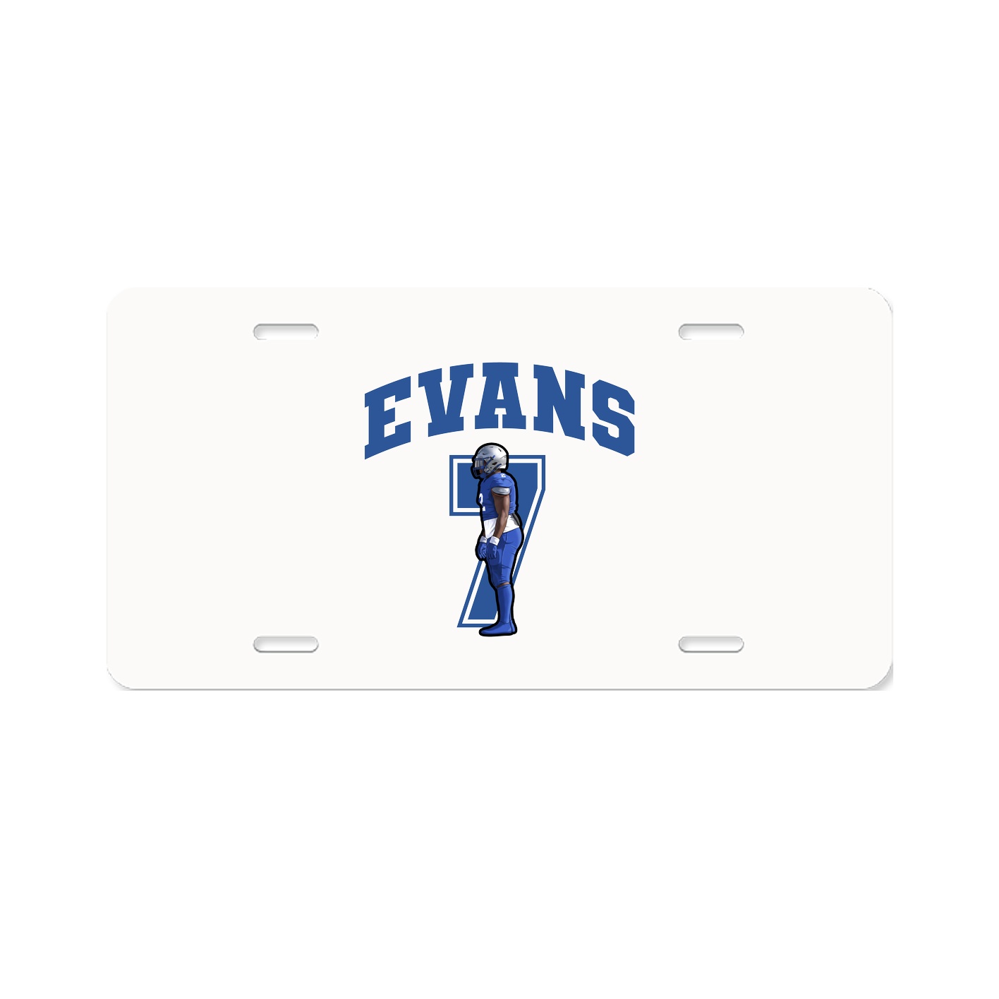 License Plate — Number in Classic