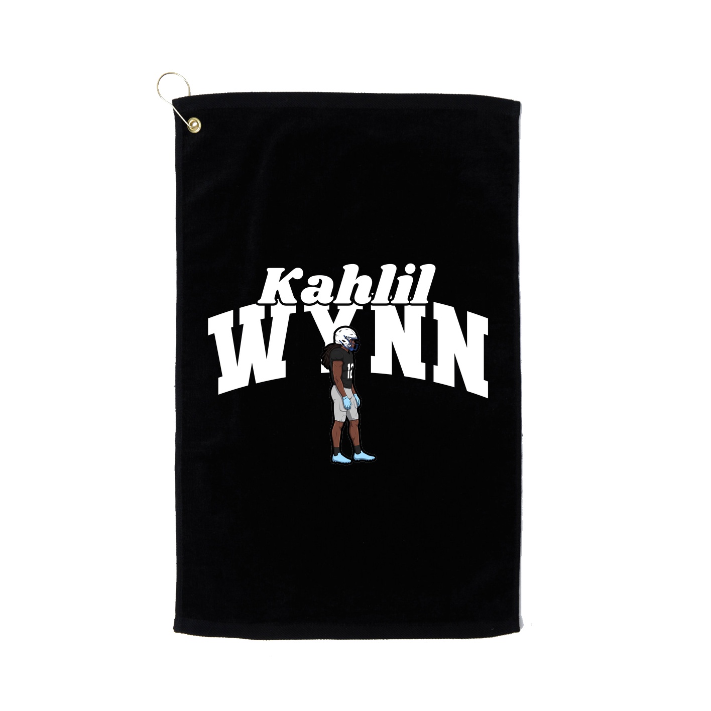 Golf Towel — Signature Arch in Black