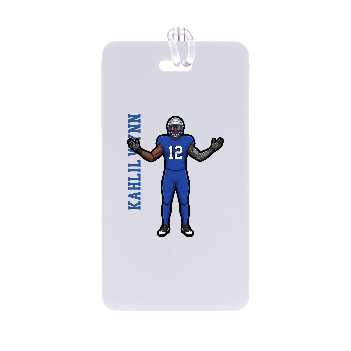 Bag Tag — Name Vertical in Classic