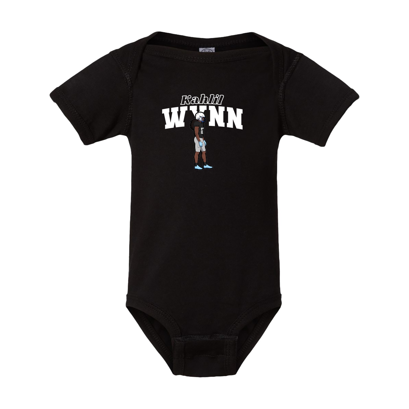 Baby Onesie — Name Arch in Black