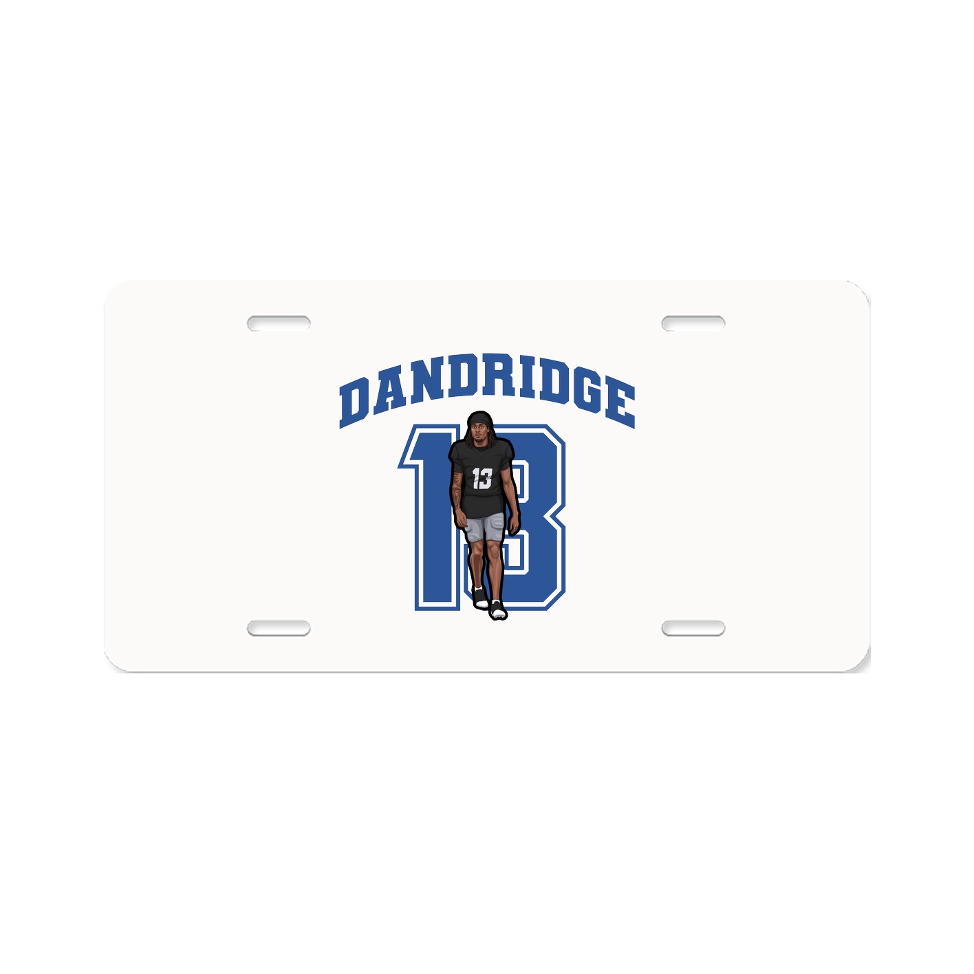 License Plate — Number in Classic