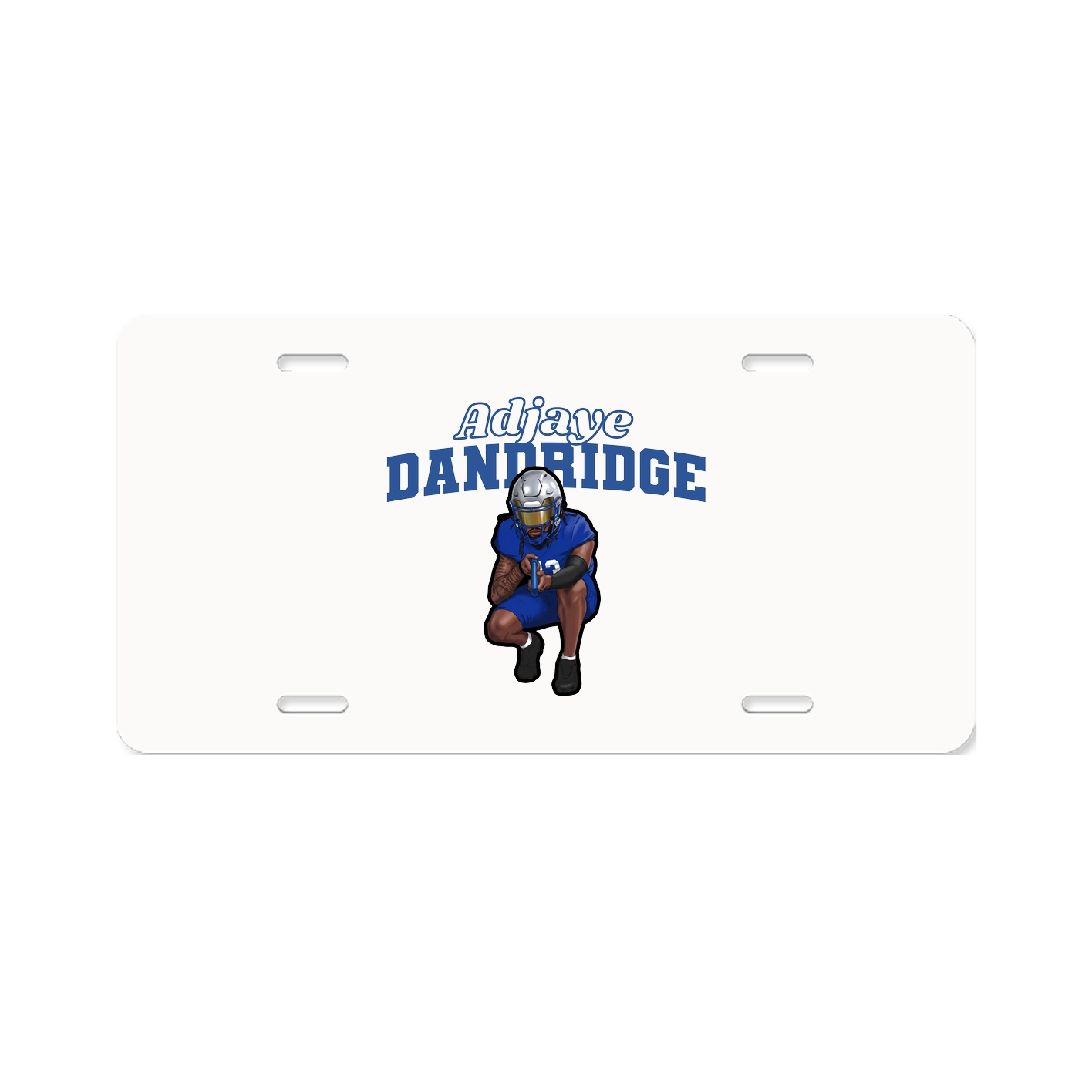 License Plate — Name Arch in Classic