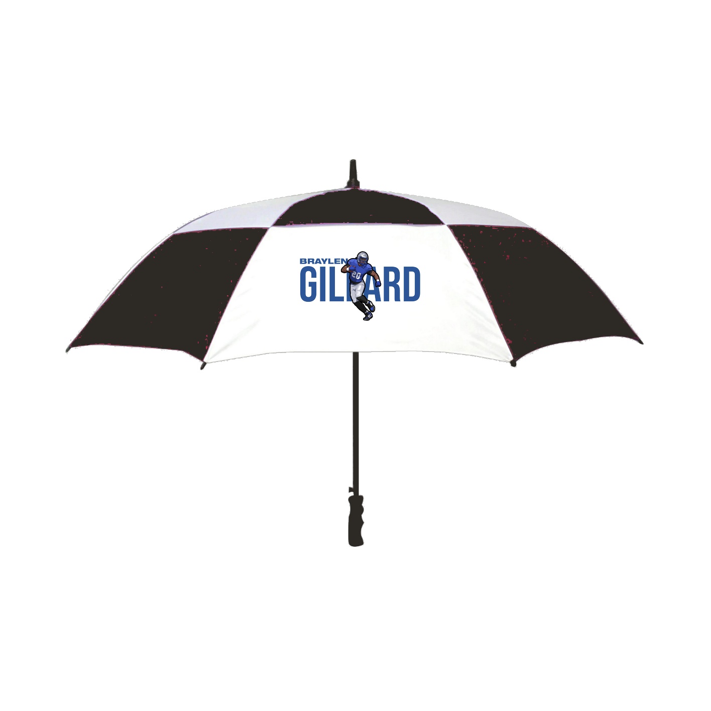 Golf Umbrella — Player Name in Black
