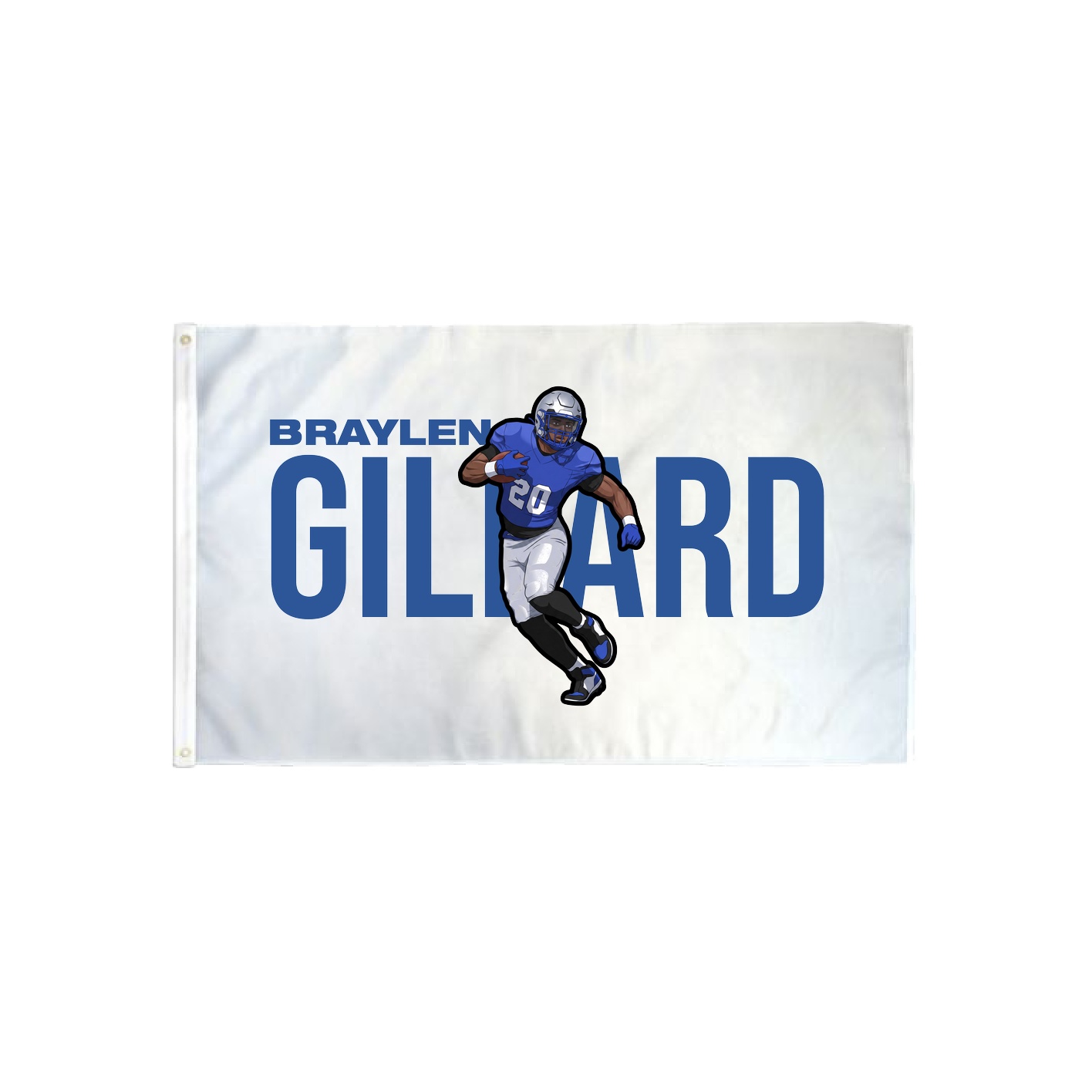 3x5 Flag — Player Name in Classic