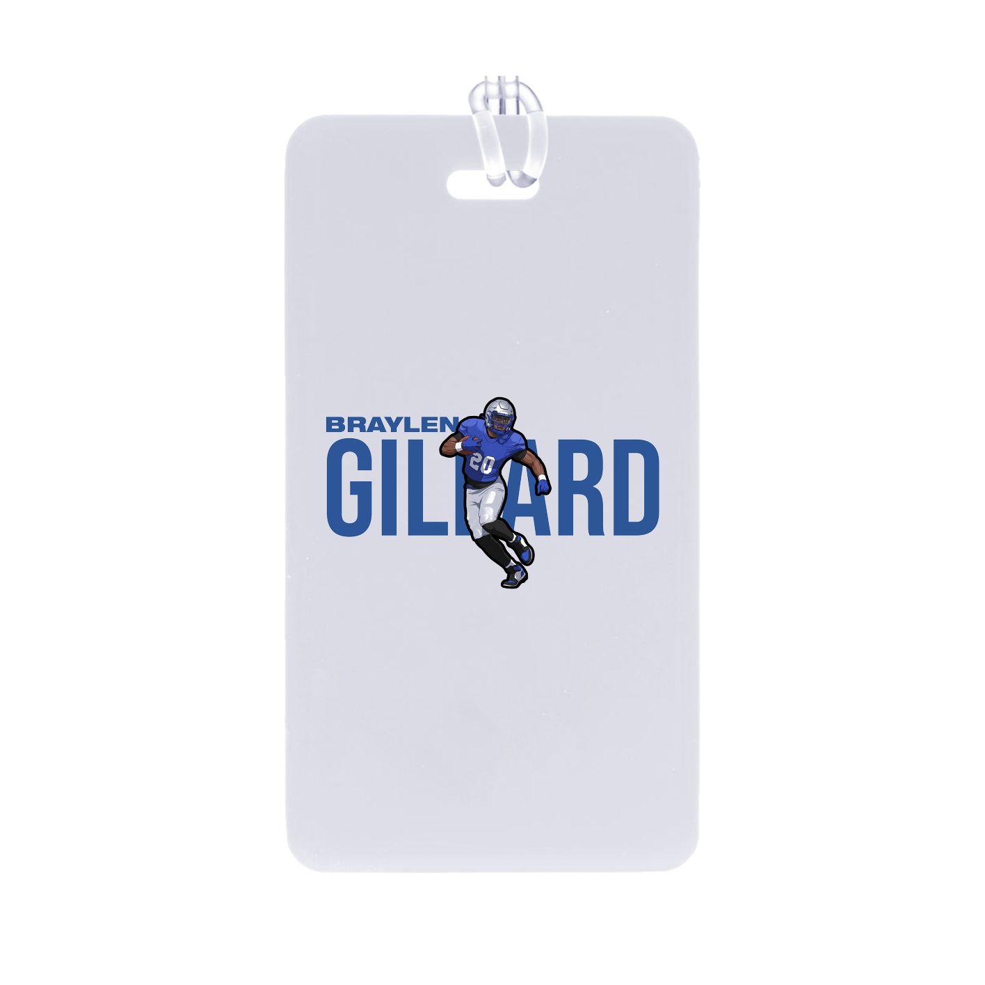 Bag Tag — Player Name in Classic