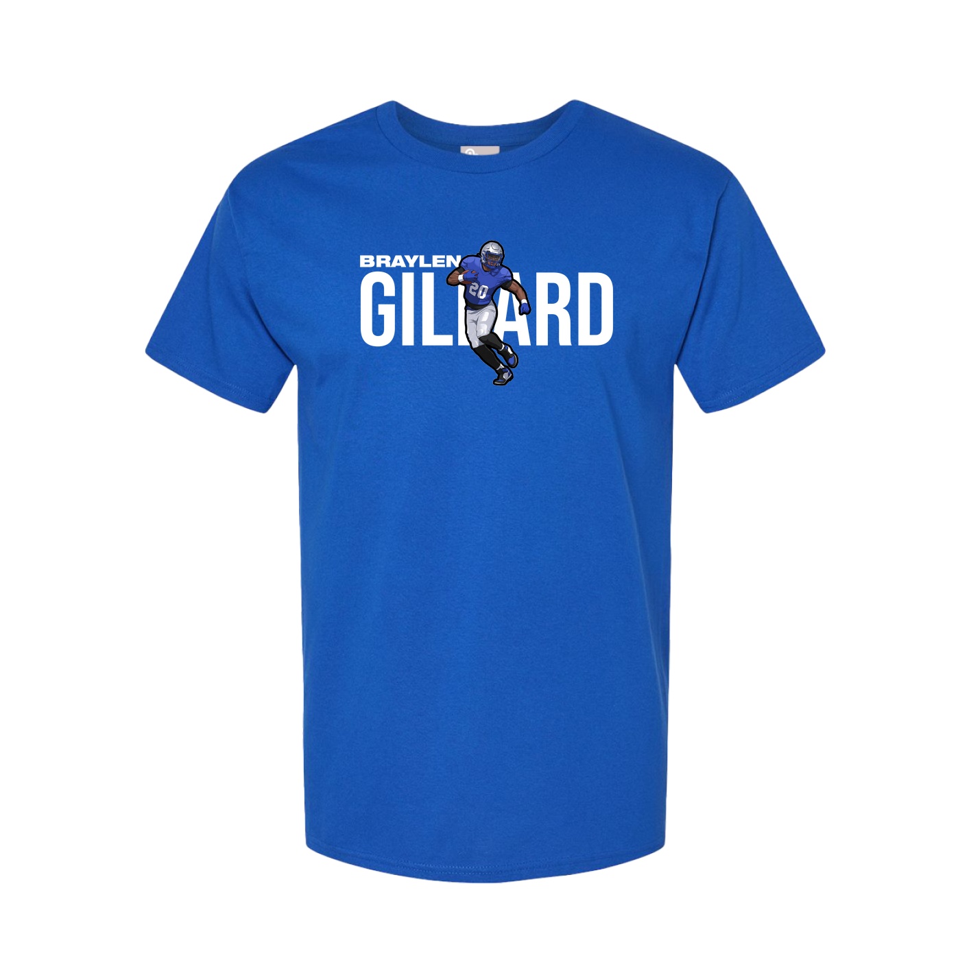 Youth Tee — Player Name in Royal