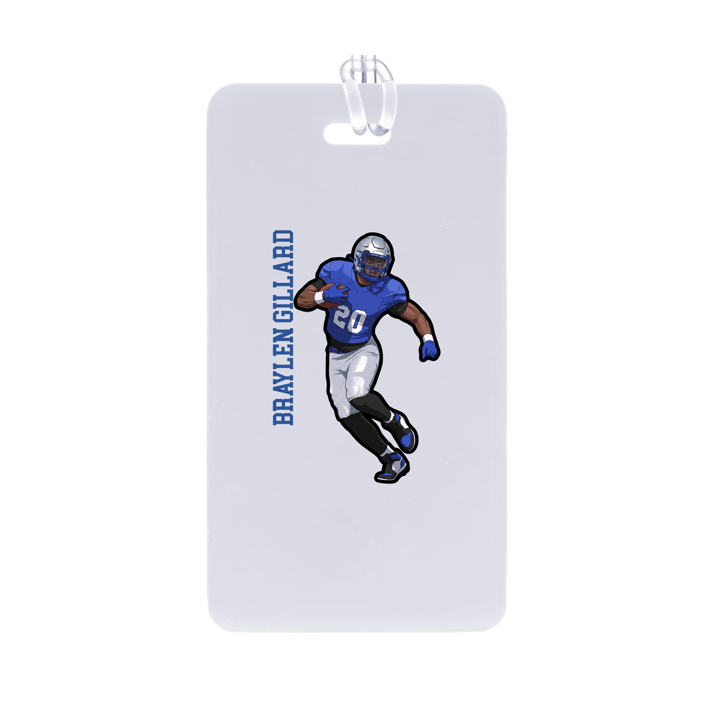 Bag Tag — Name Vertical in Classic