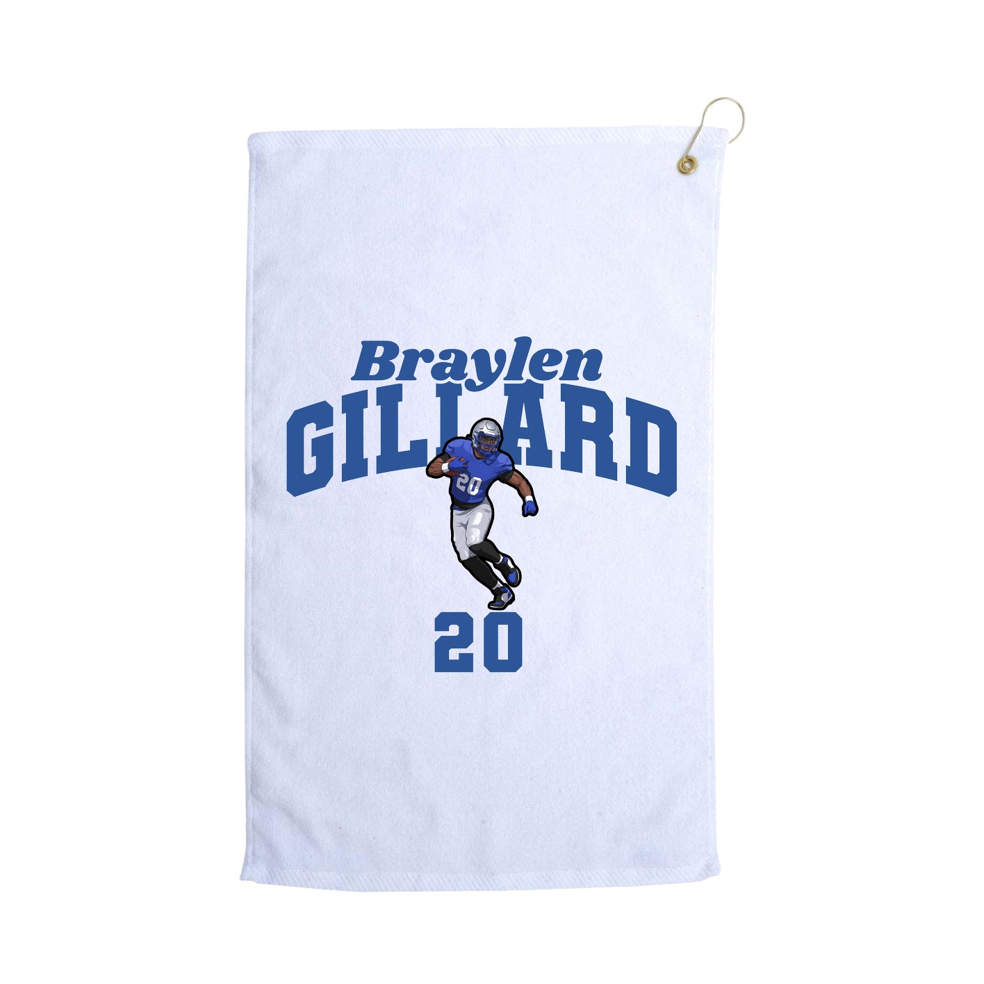 Golf Towel — Signature Arch in White