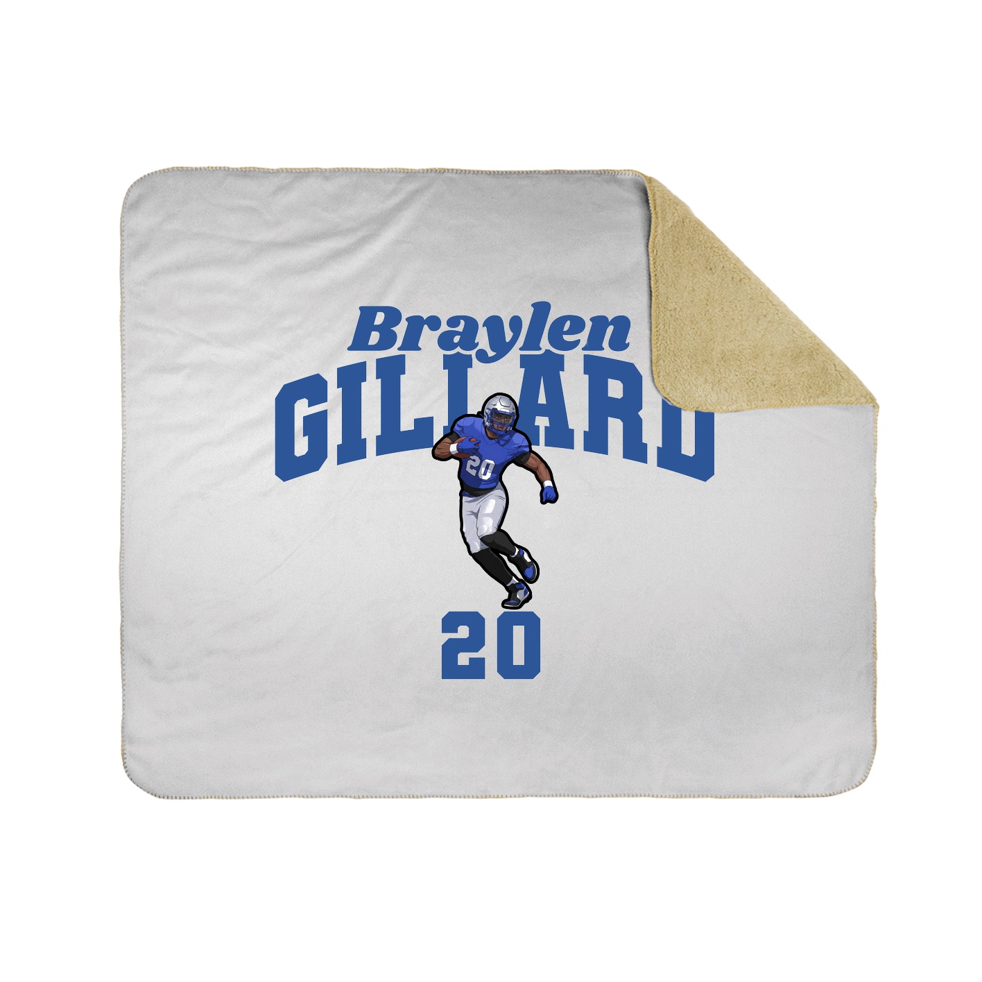 Throw Blanket — Signature Arch in White