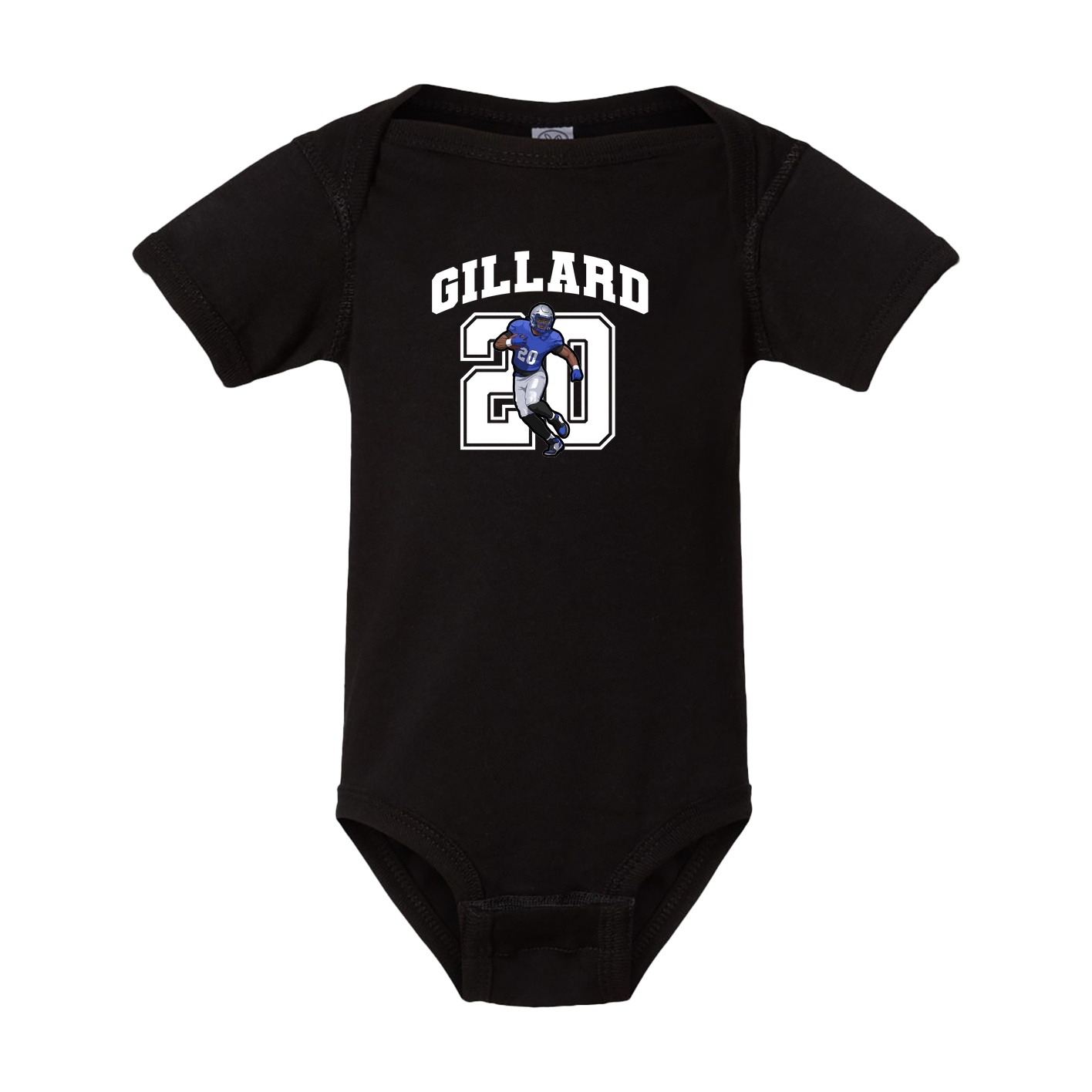 Baby Onesie — Number in Black