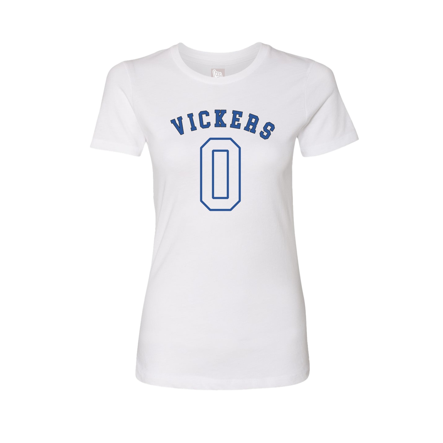 Fitted Women's Tee — Shirsey Arch in White