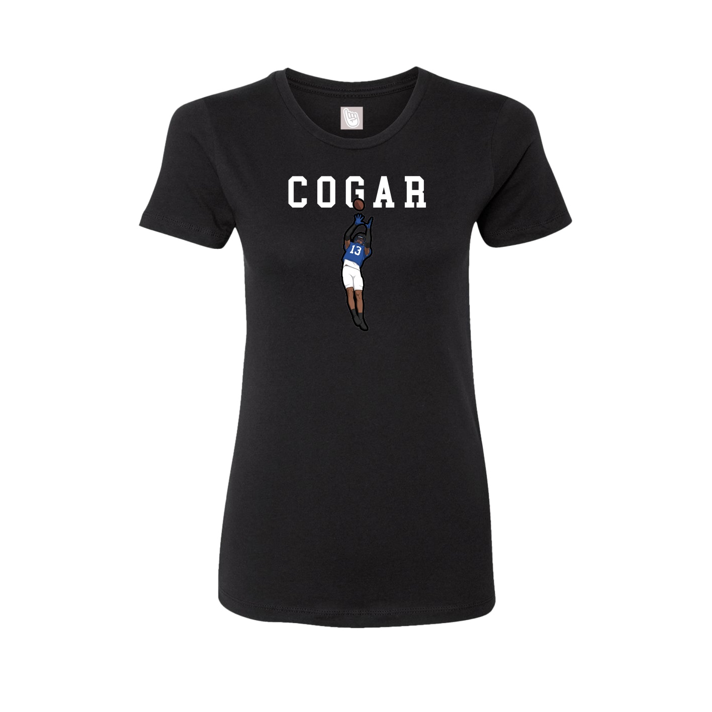 Fitted Women's Tee — Shirsey in Black