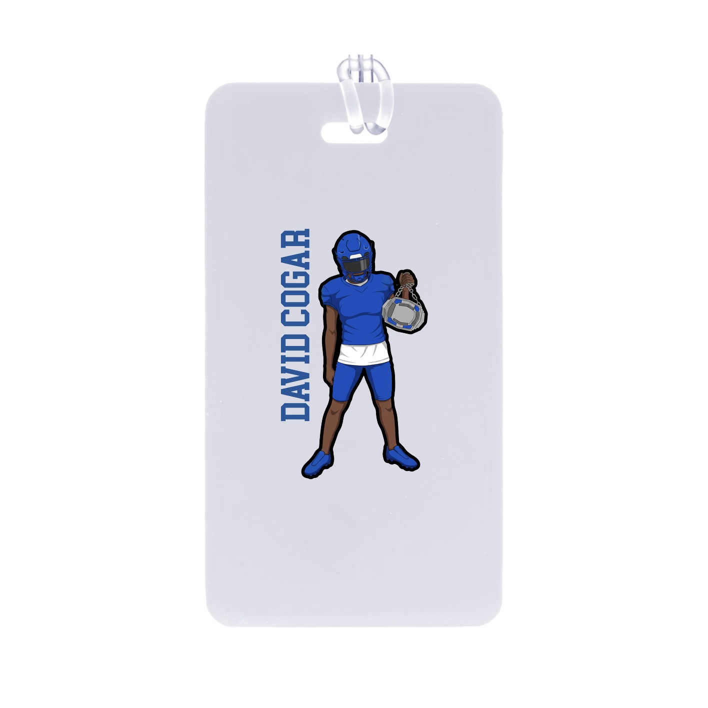 Bag Tag — Name Vertical in Classic