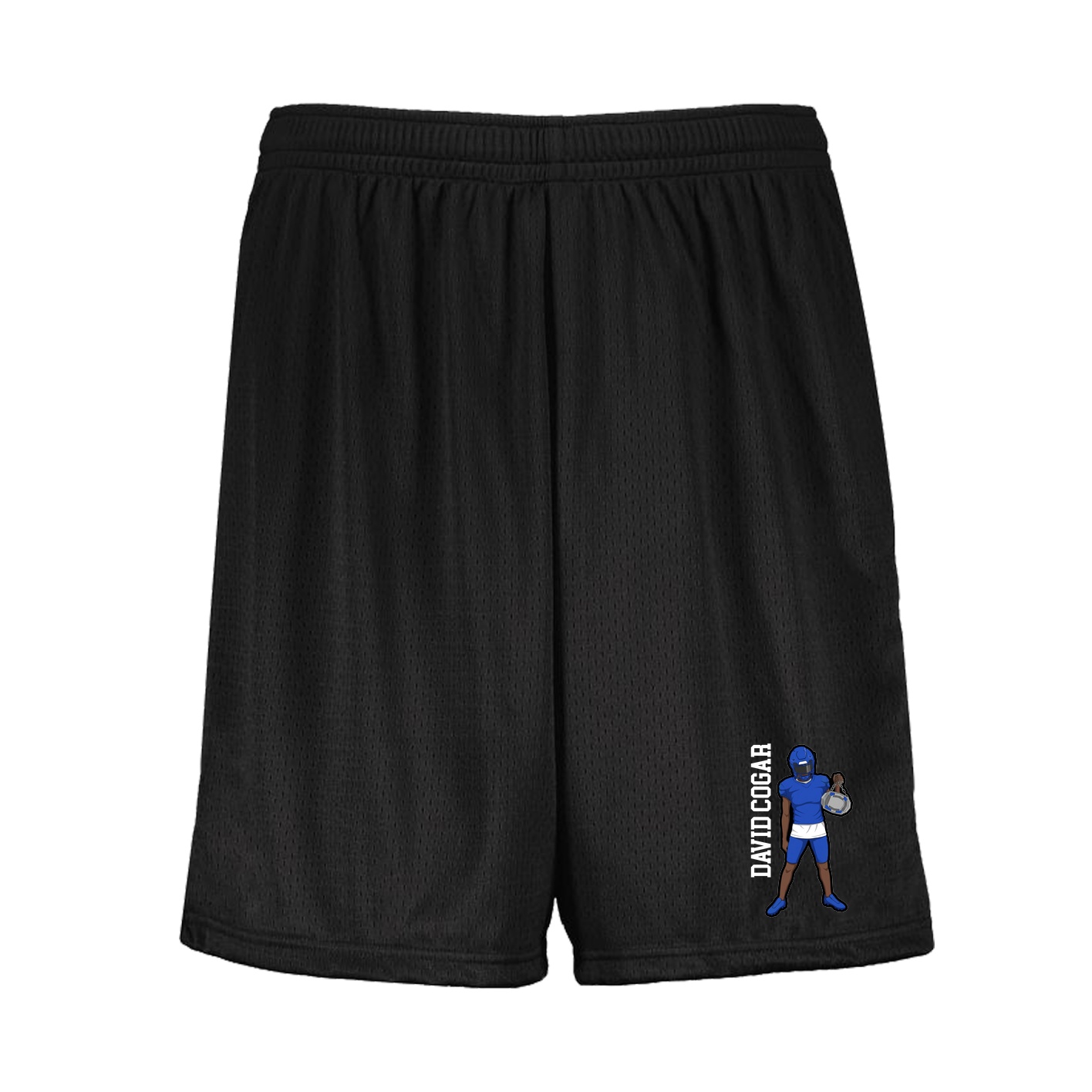 Shorts — Name Vertical in Black