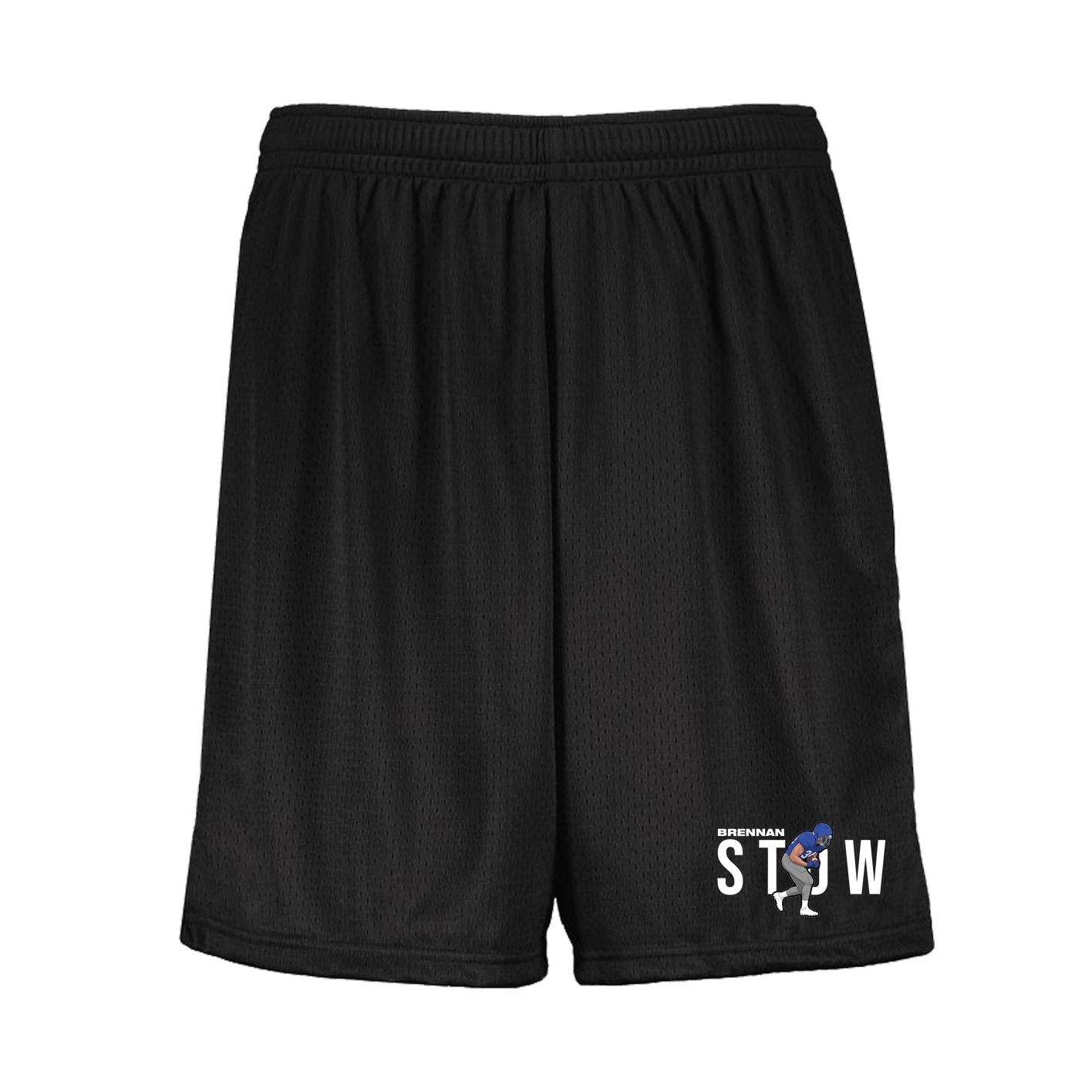 Shorts — Player Name in Black
