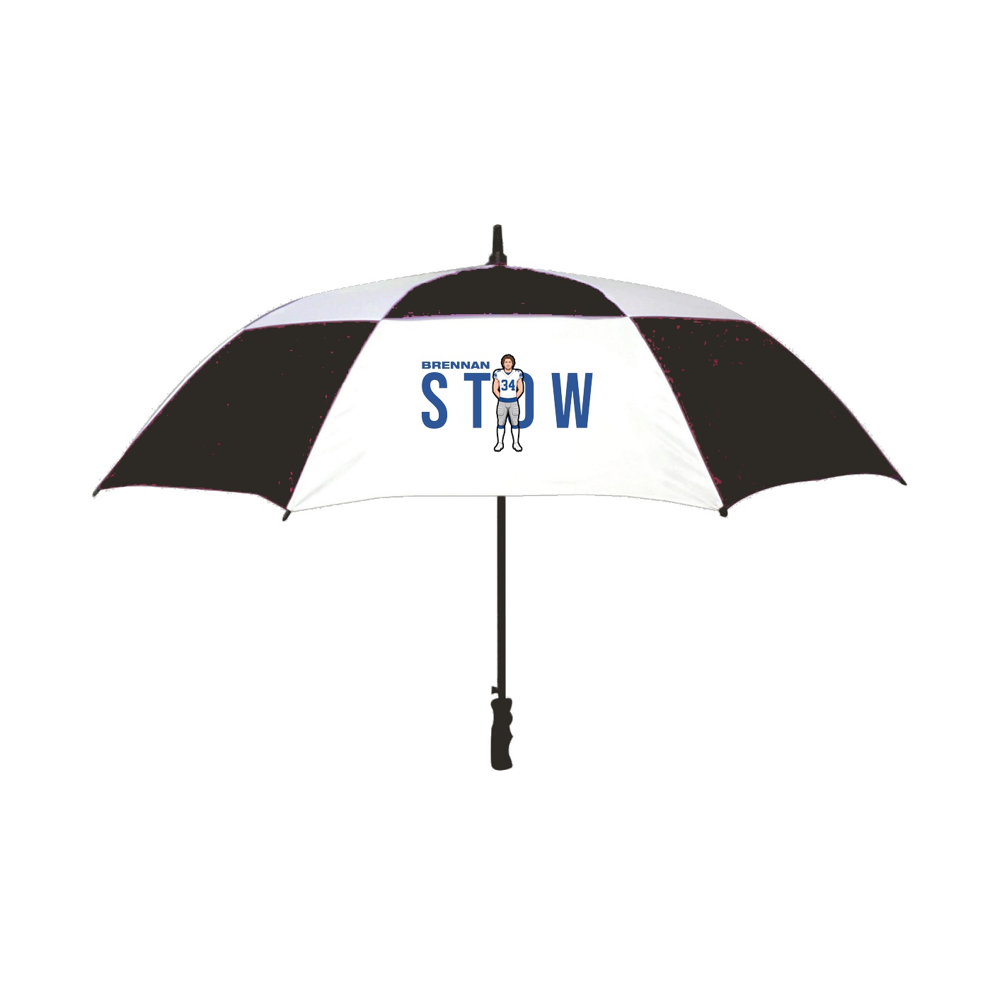 Golf Umbrella — Player Name in Black