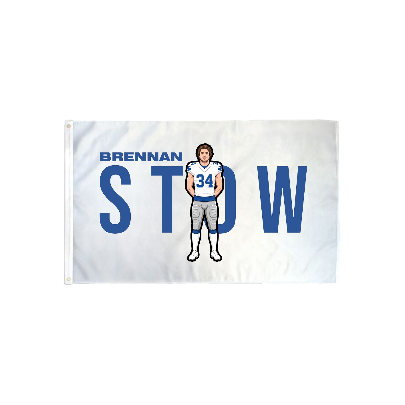 3x5 Flag — Player Name in Classic