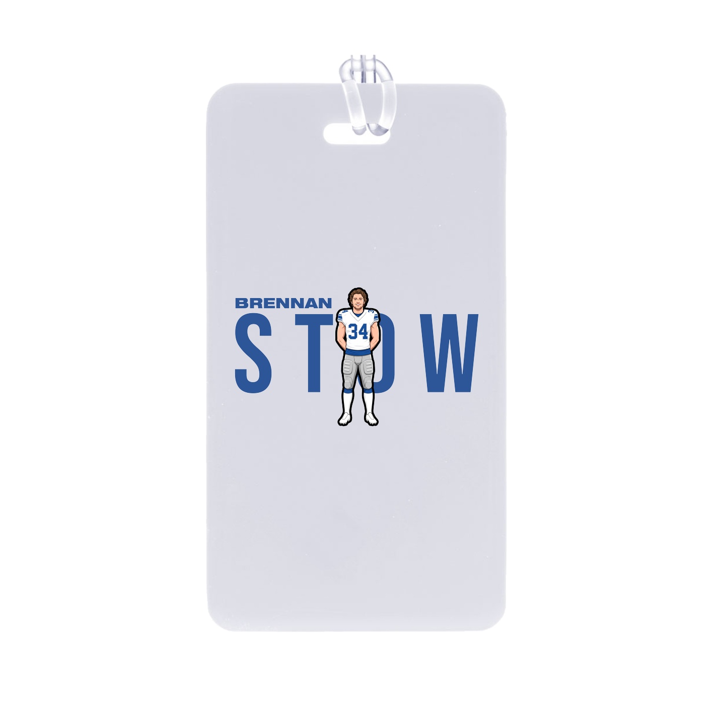 Bag Tag — Player Name in Classic