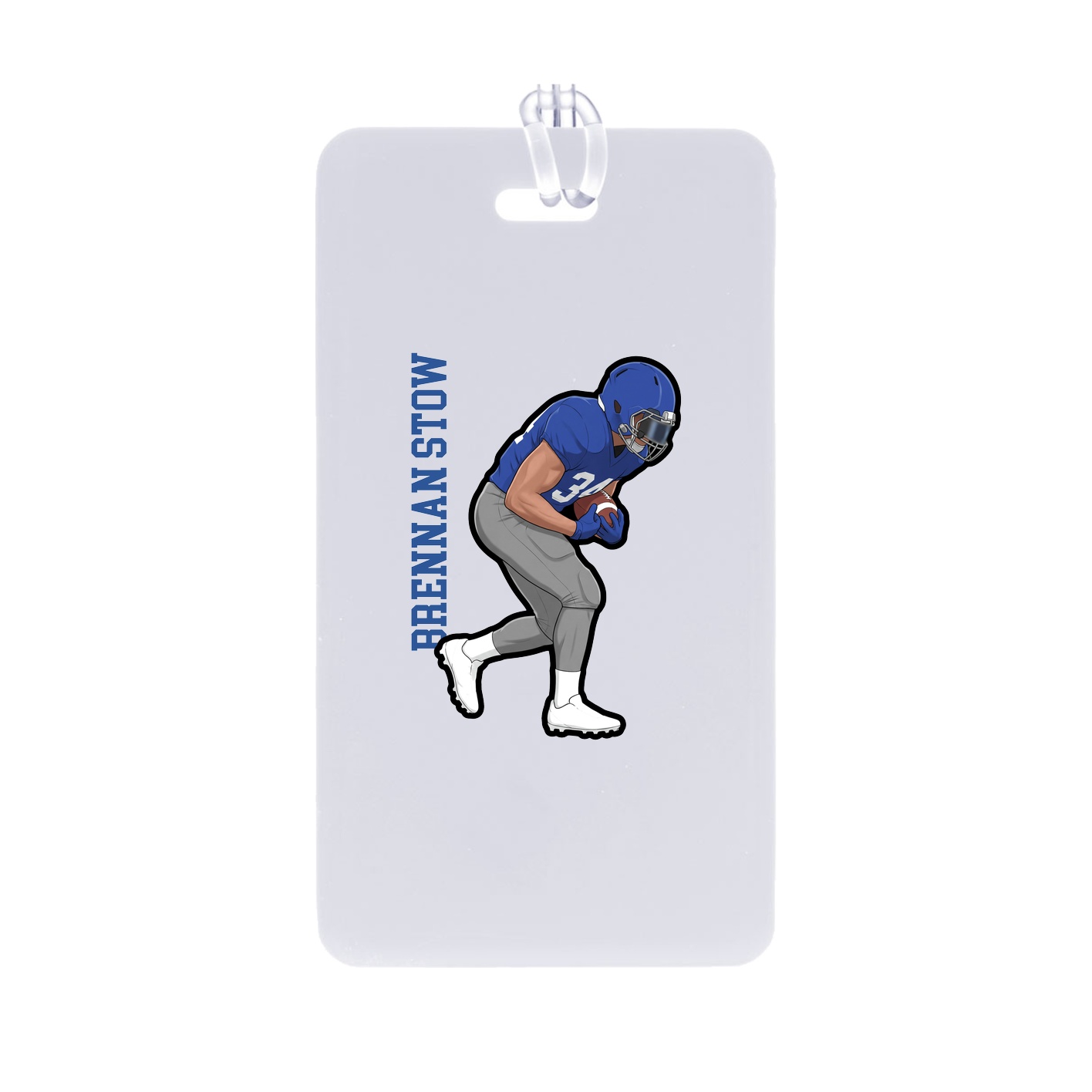 Bag Tag — Name Vertical in Classic