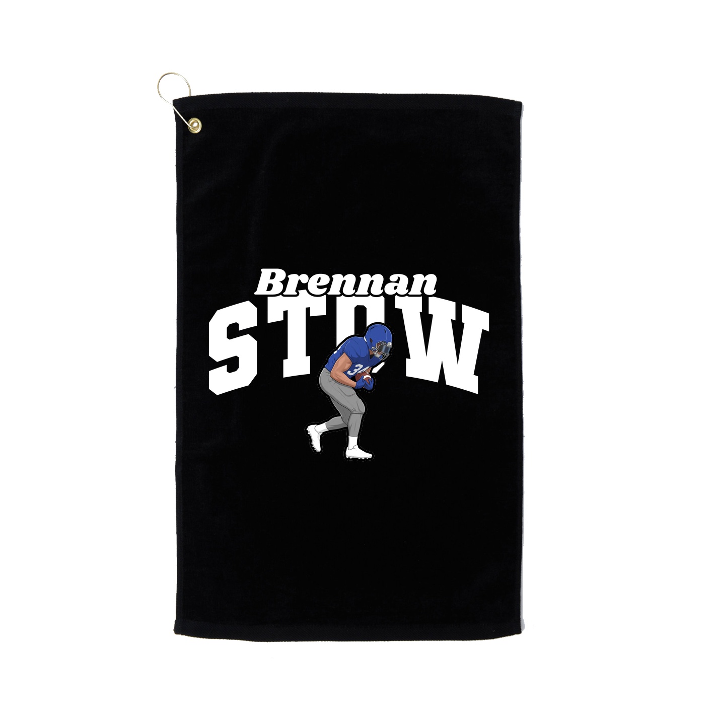 Golf Towel — Signature Arch in Black