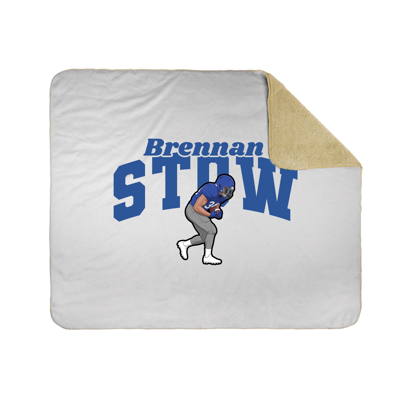 Throw Blanket — Signature Arch in White