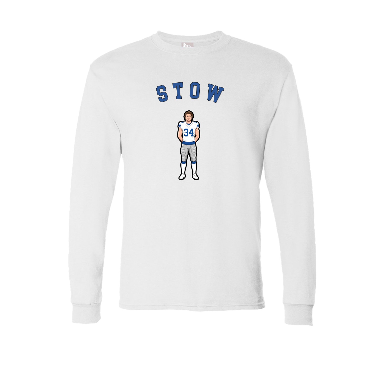 Long Sleeve Tee — Shirsey Arch in White