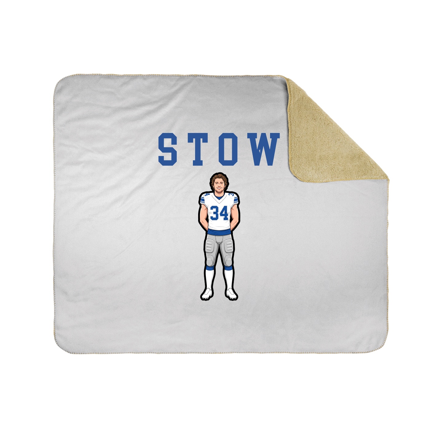 Throw Blanket — Shirsey in White