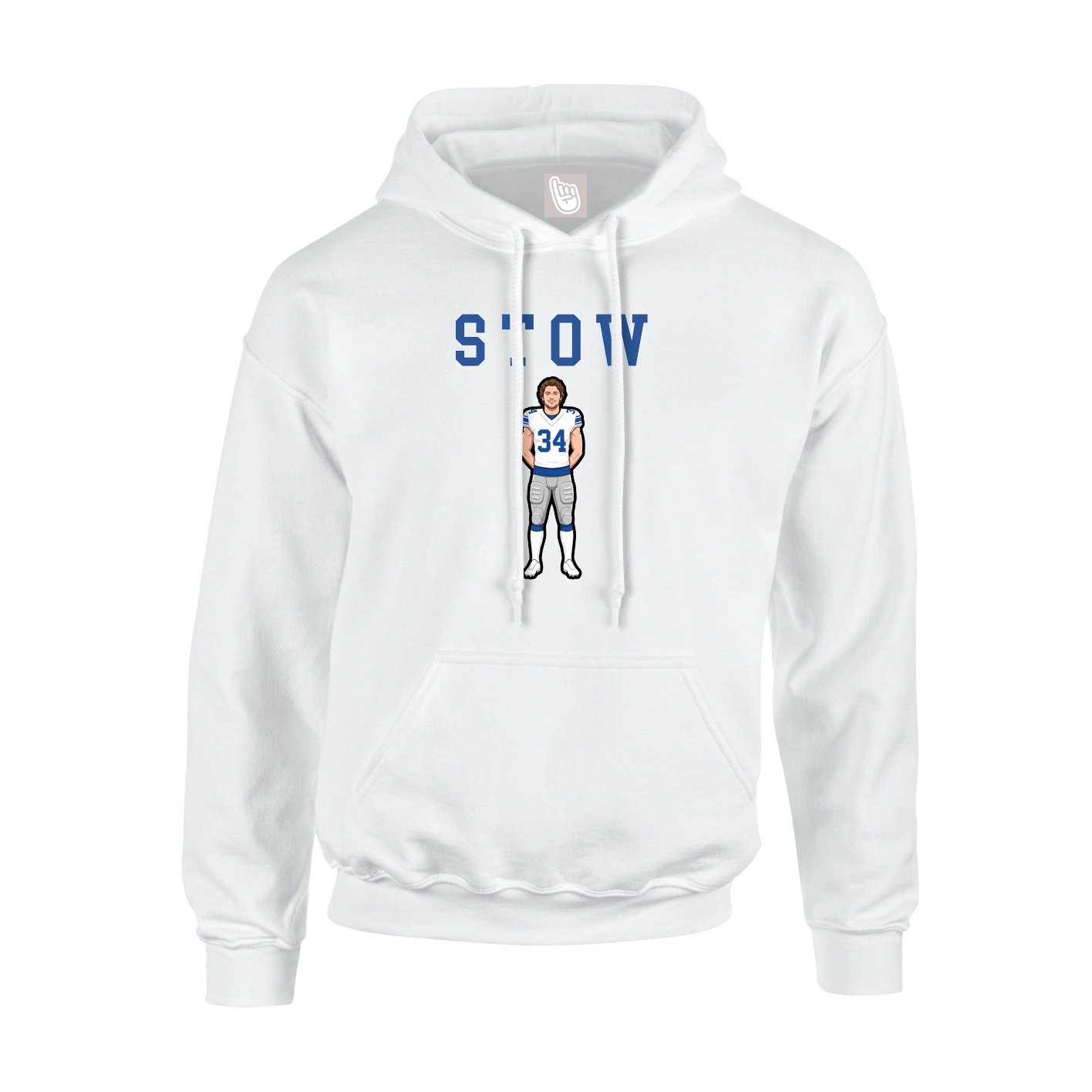 Youth Hoodie — Shirsey in White